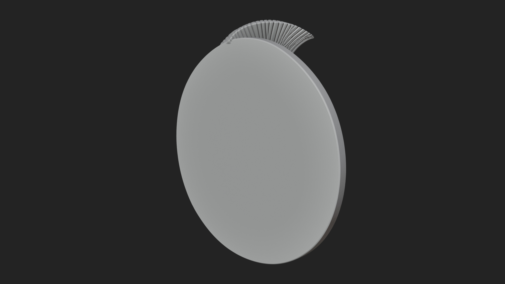 Athena with Owl Oval Plaque Design 4 3D Print Model 3D Model