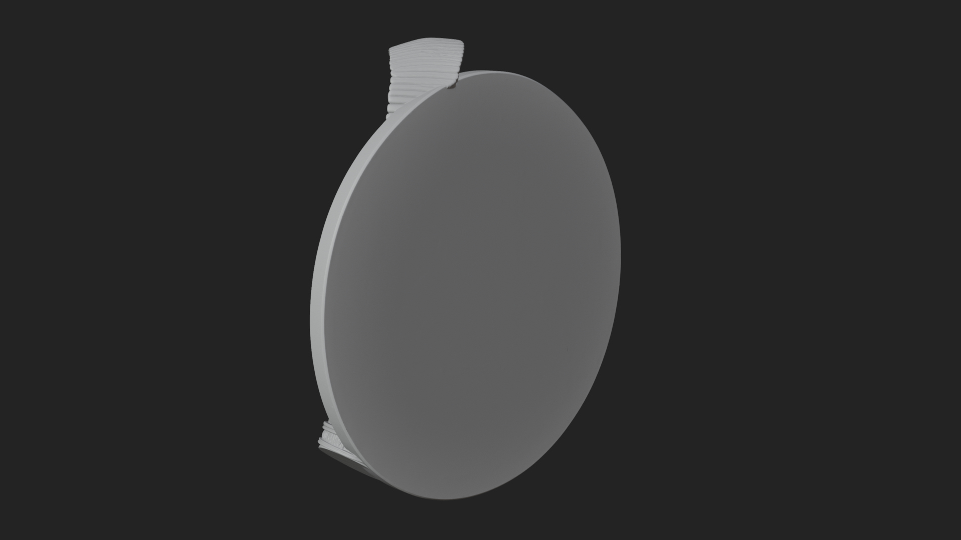 Athena with Owl Oval Plaque Design 4 3D Print Model 3D Model
