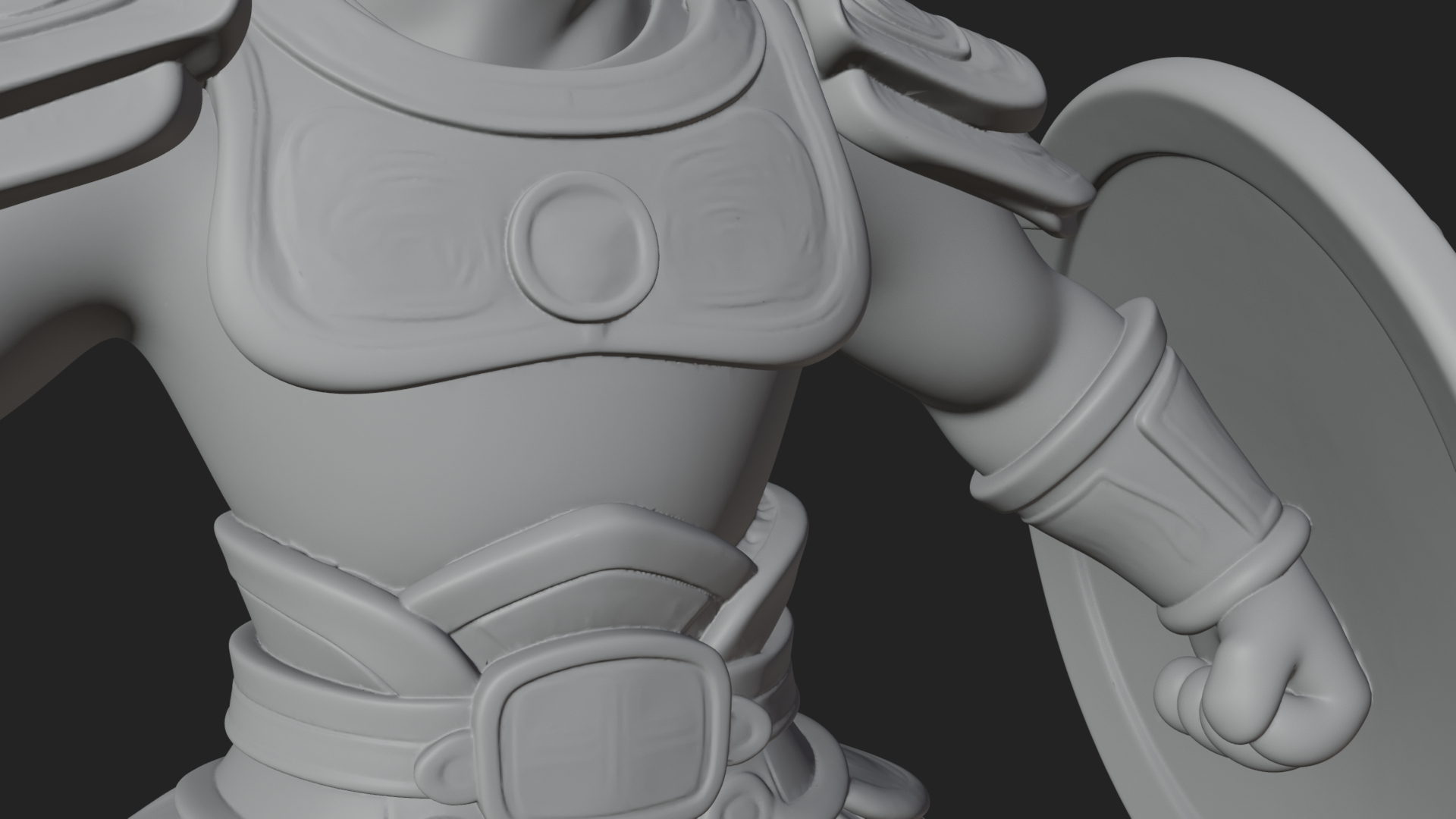 Aztec Jaguar Warrior Statue Design 3 3D Print Model 3D Model
