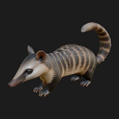 Bandicoot Statue Design 1 3D Print Model