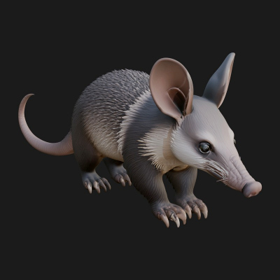 Bandicoot Statue Design 11 3D Print Model