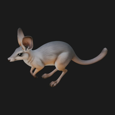 Bandicoot Statue Design 3 3D Print Model