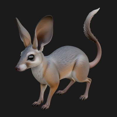 Bandicoot Statue Design 8 3D Print Model