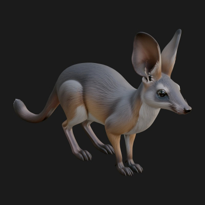 Bandicoot Statue Design 9 3D Print Model