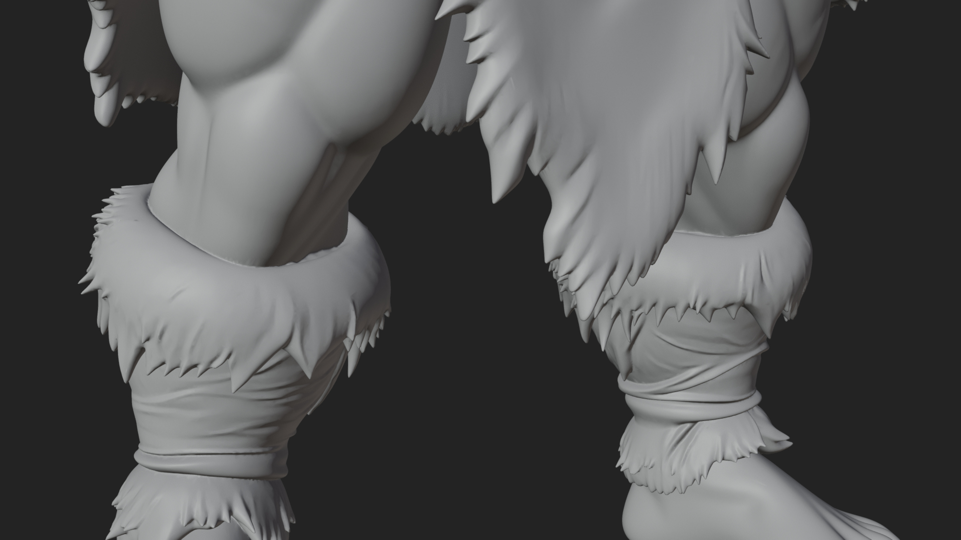 Barbarian Warlord Statue Design 19 3D Print Model 3D Model