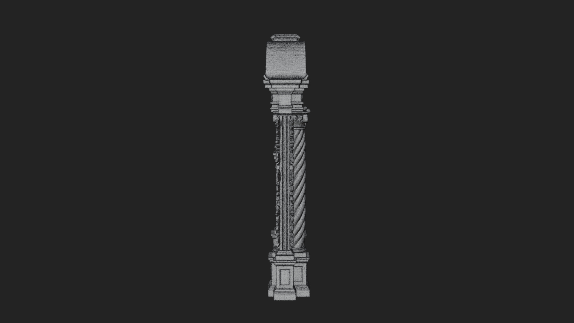 Baroque Carved Arch Design 2 3D Print Model 3D Model