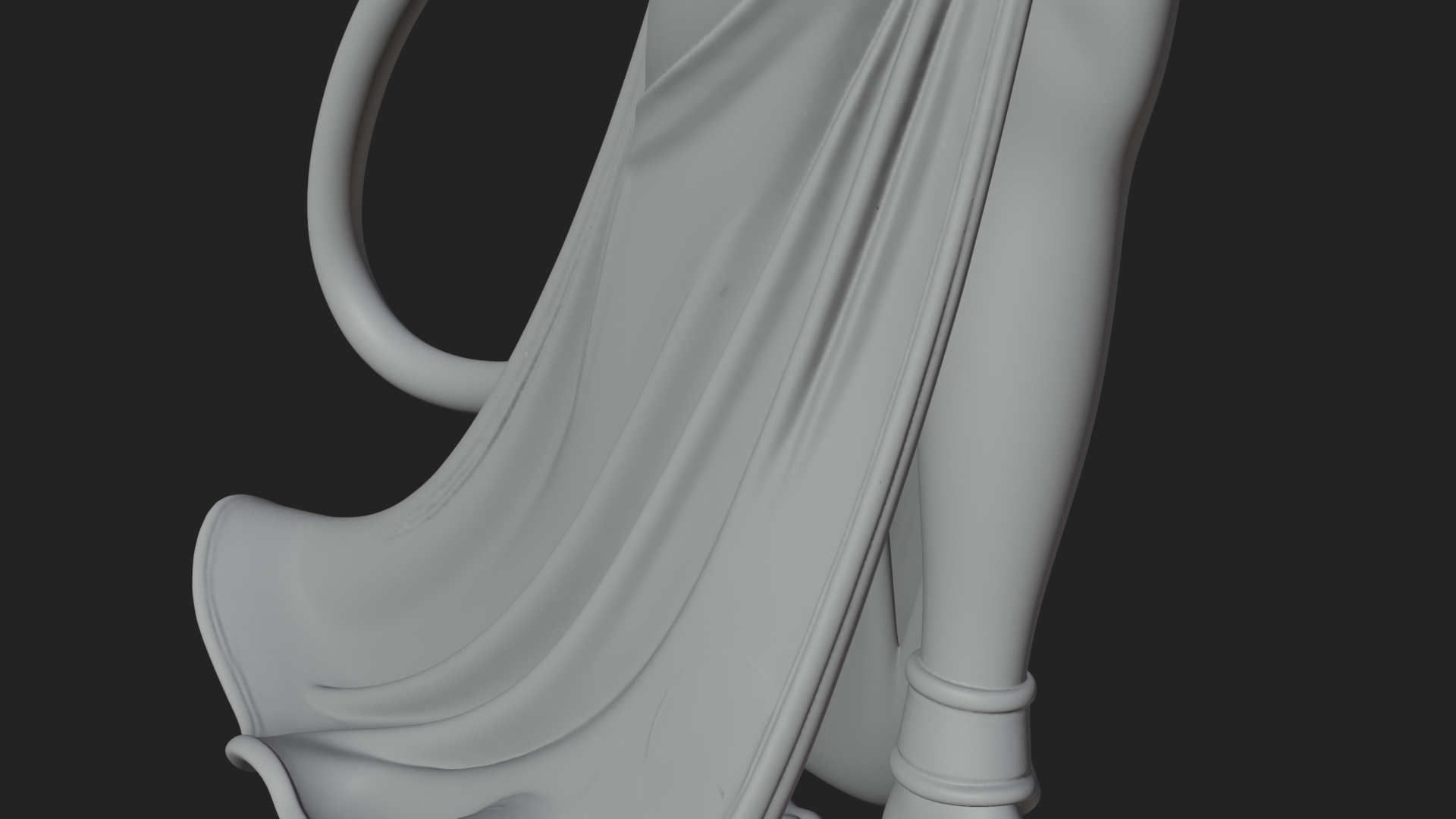 Bastet Cat Goddess Statue Design 3 3D Print Model 3D Model