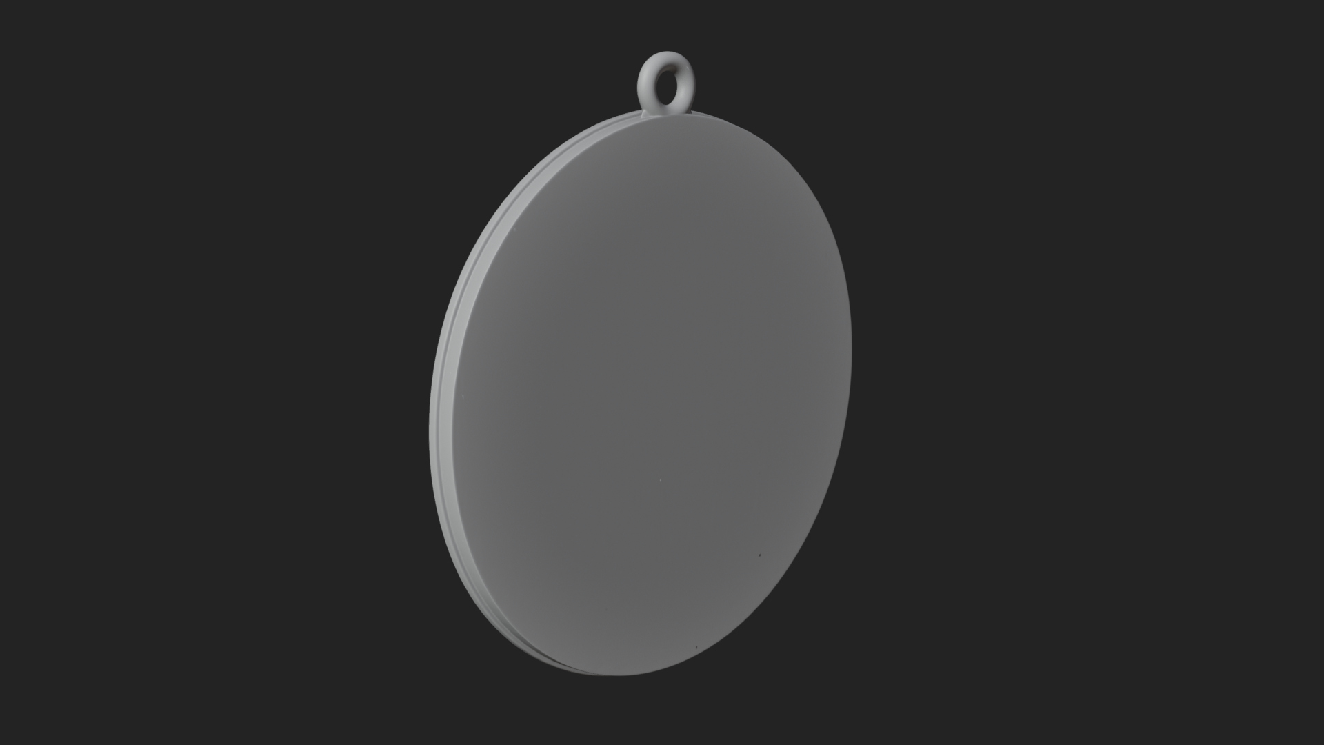 Bearded Saint Oval Relief Plaque Design 1 3D Print Model 3D Model