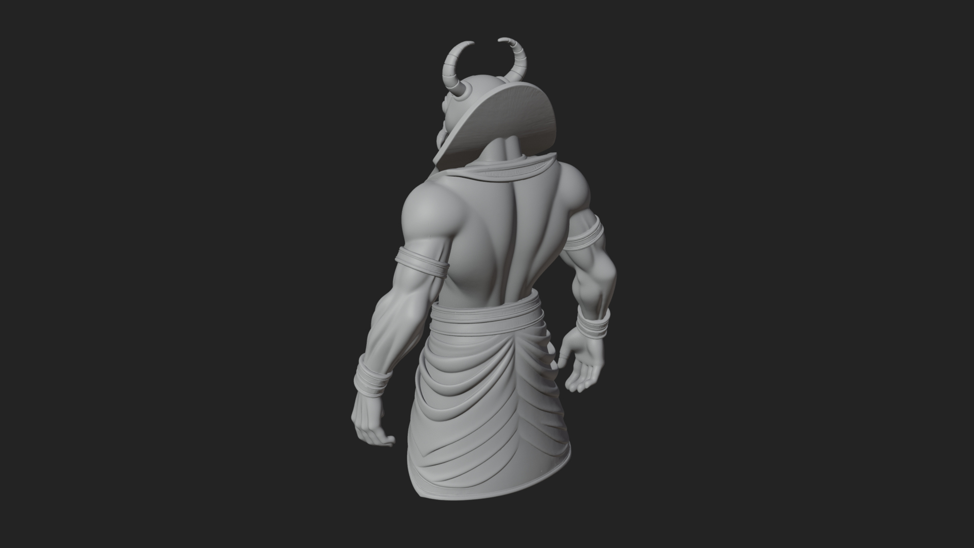 Beast Headed Egyptian God Statue Design 1 3D Print Model 3D Model