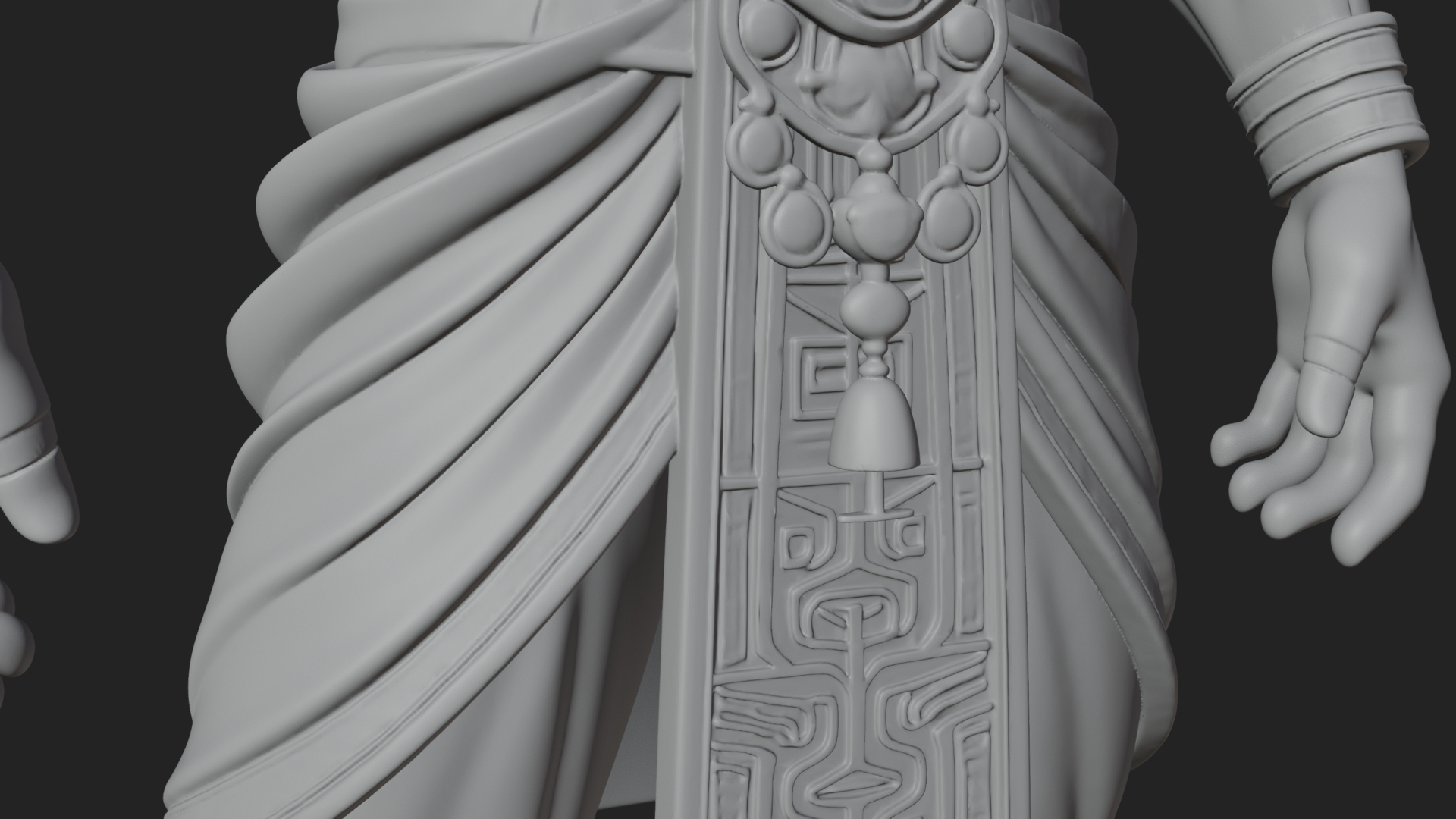Beast Headed Egyptian God Statue Design 1 3D Print Model 3D Model
