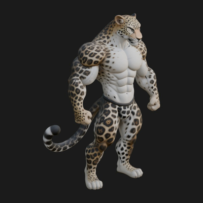 Beast Warrior Statue Design 3 3D Print Model