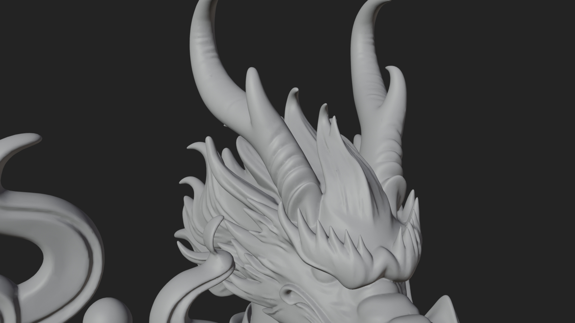 Beastman with Deer Head Statue Design 1 3D Print Model 3D Model