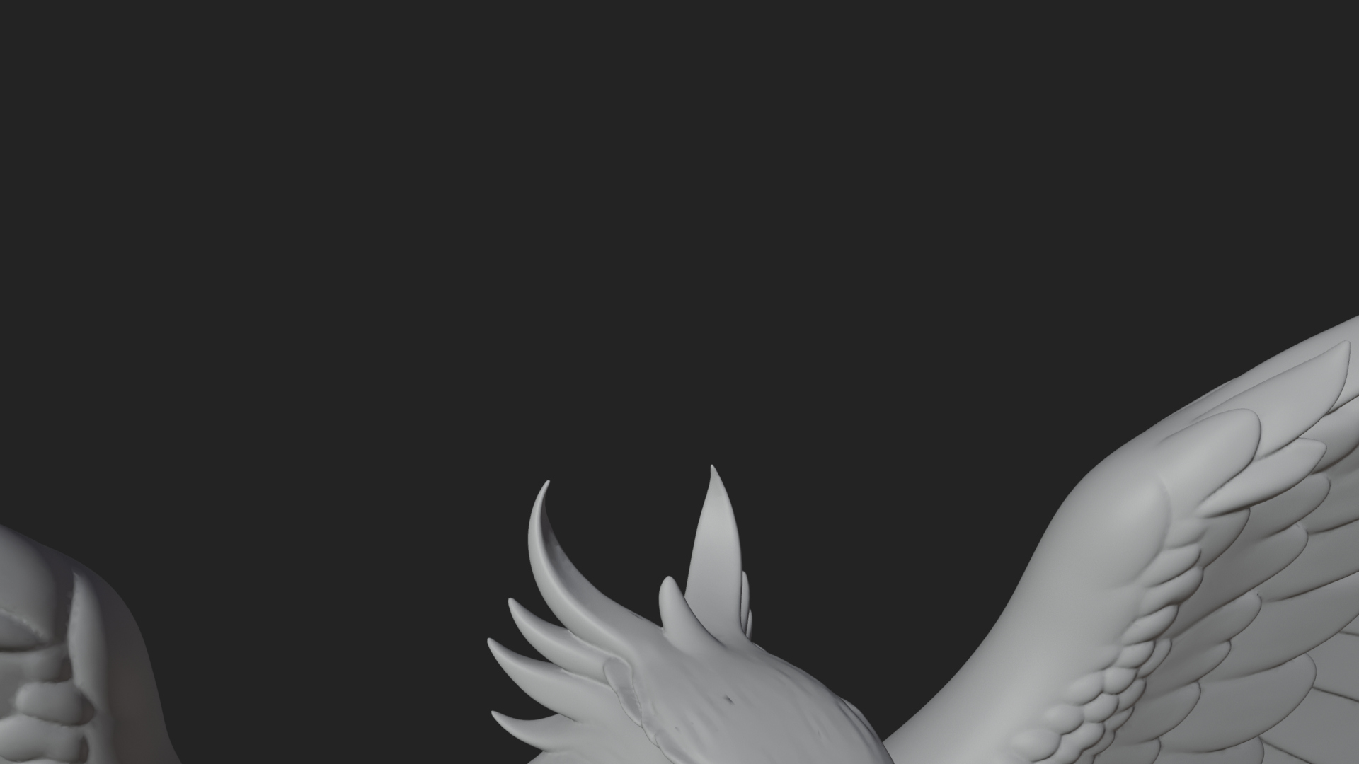Beastman with Eagle Head Statue Design 6 3D Print Model 3D Model