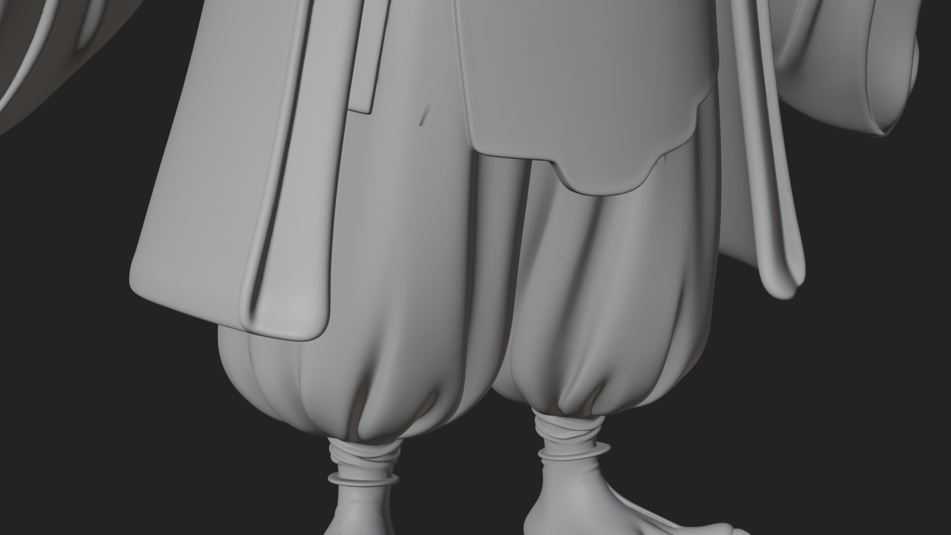 Beastman with Eagle Head Statue Design 8 3D Print Model 3D Model