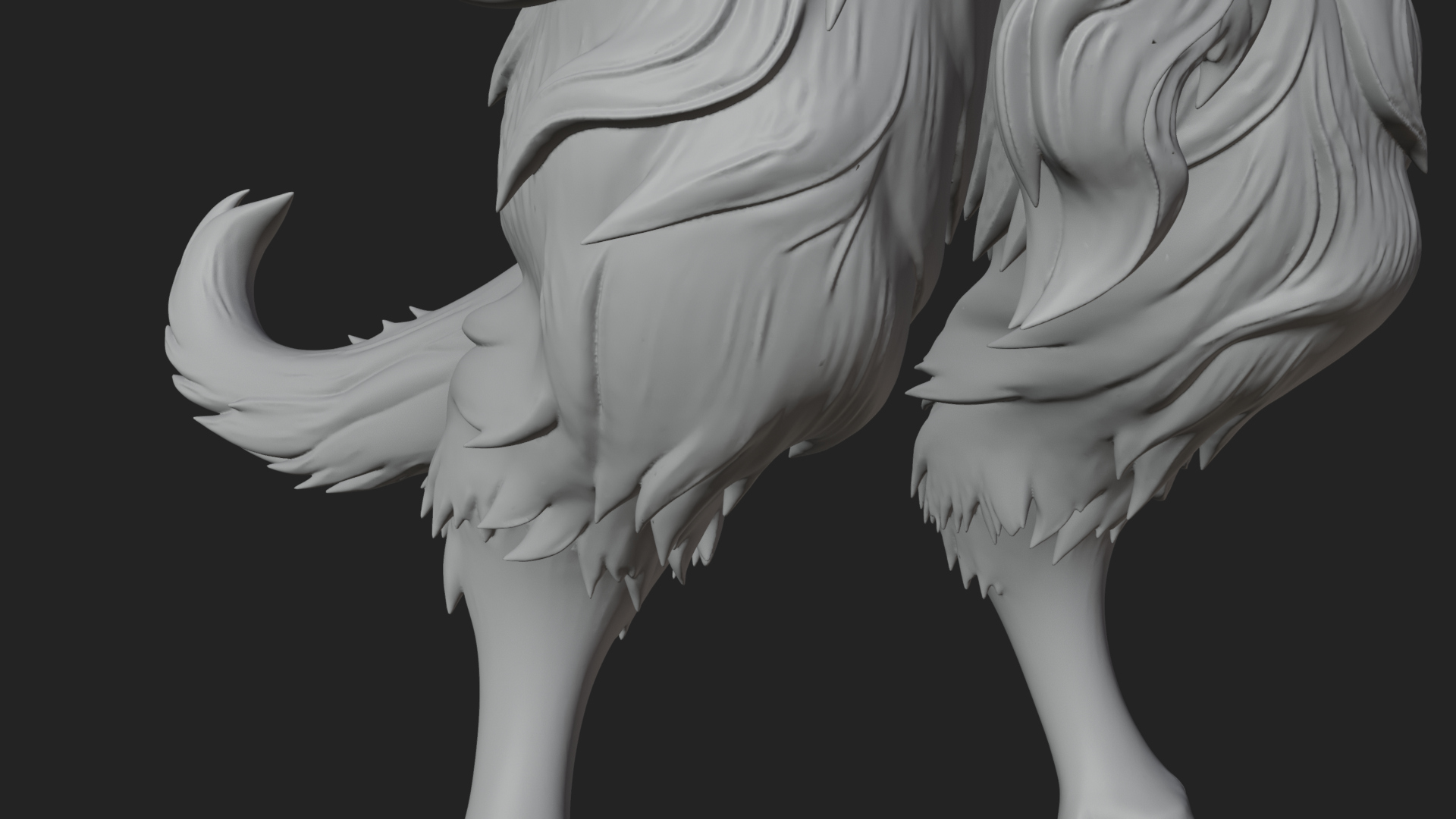 Beastman With Goat Head Statue Design 1 3D Print Model 3D Model