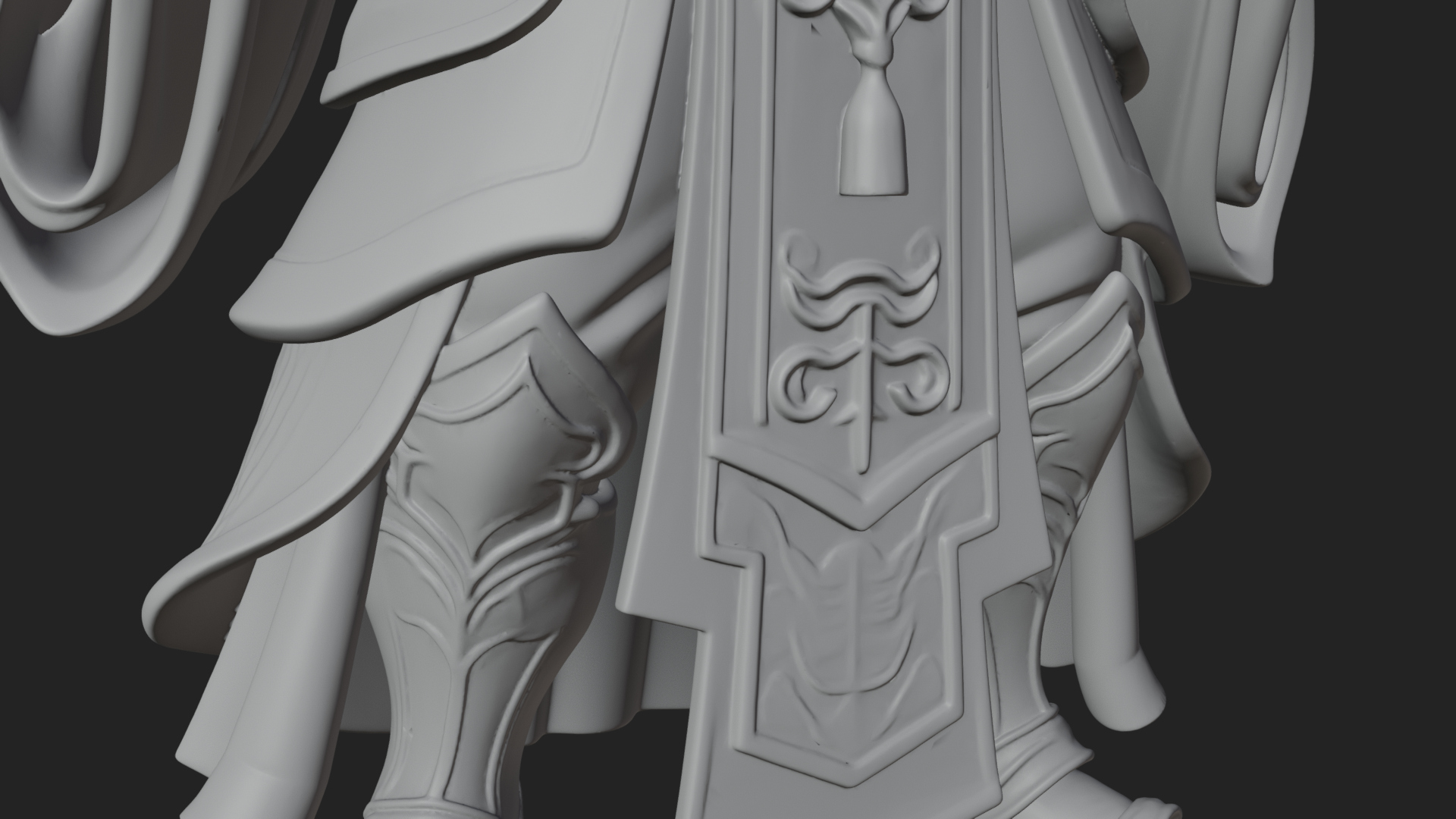 Beastman with Goat Head Statue Design 11 3D Print Model 3D Model