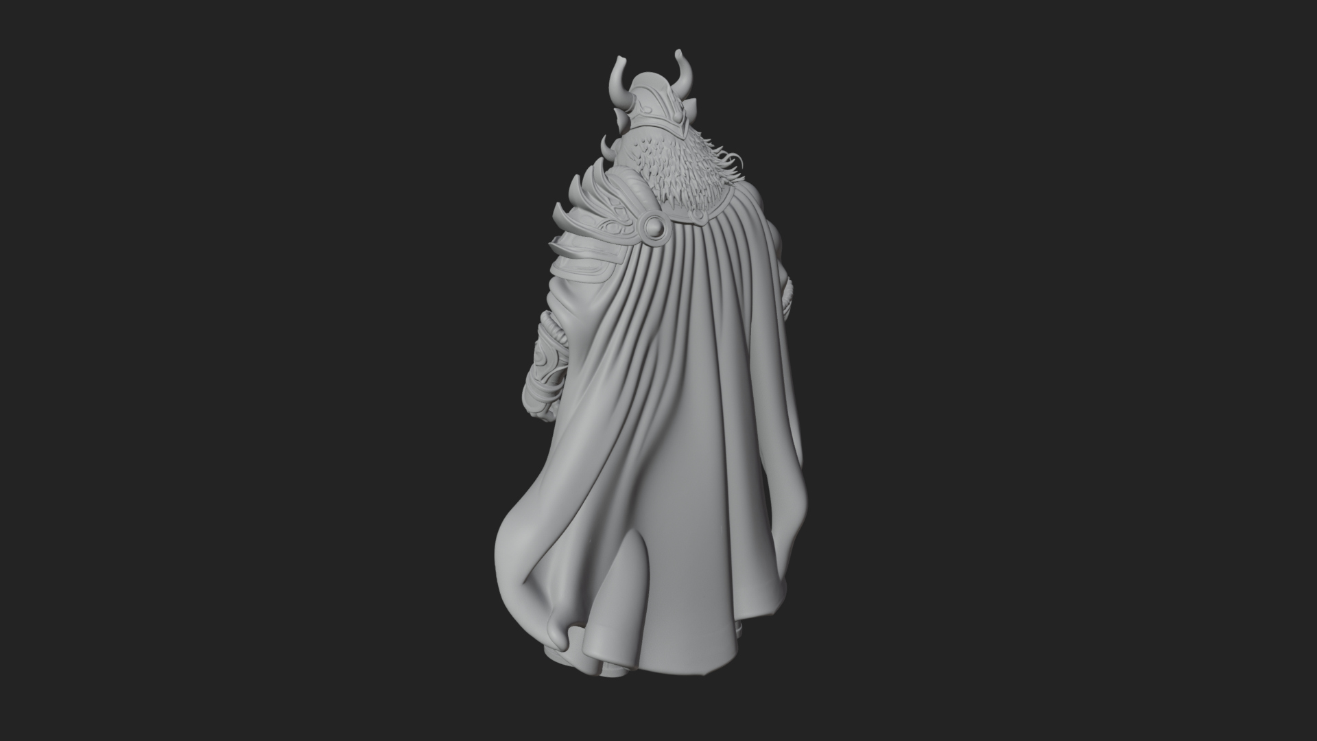 Beastman with Goat Head Statue Design 15 3D Print Model 3D Model
