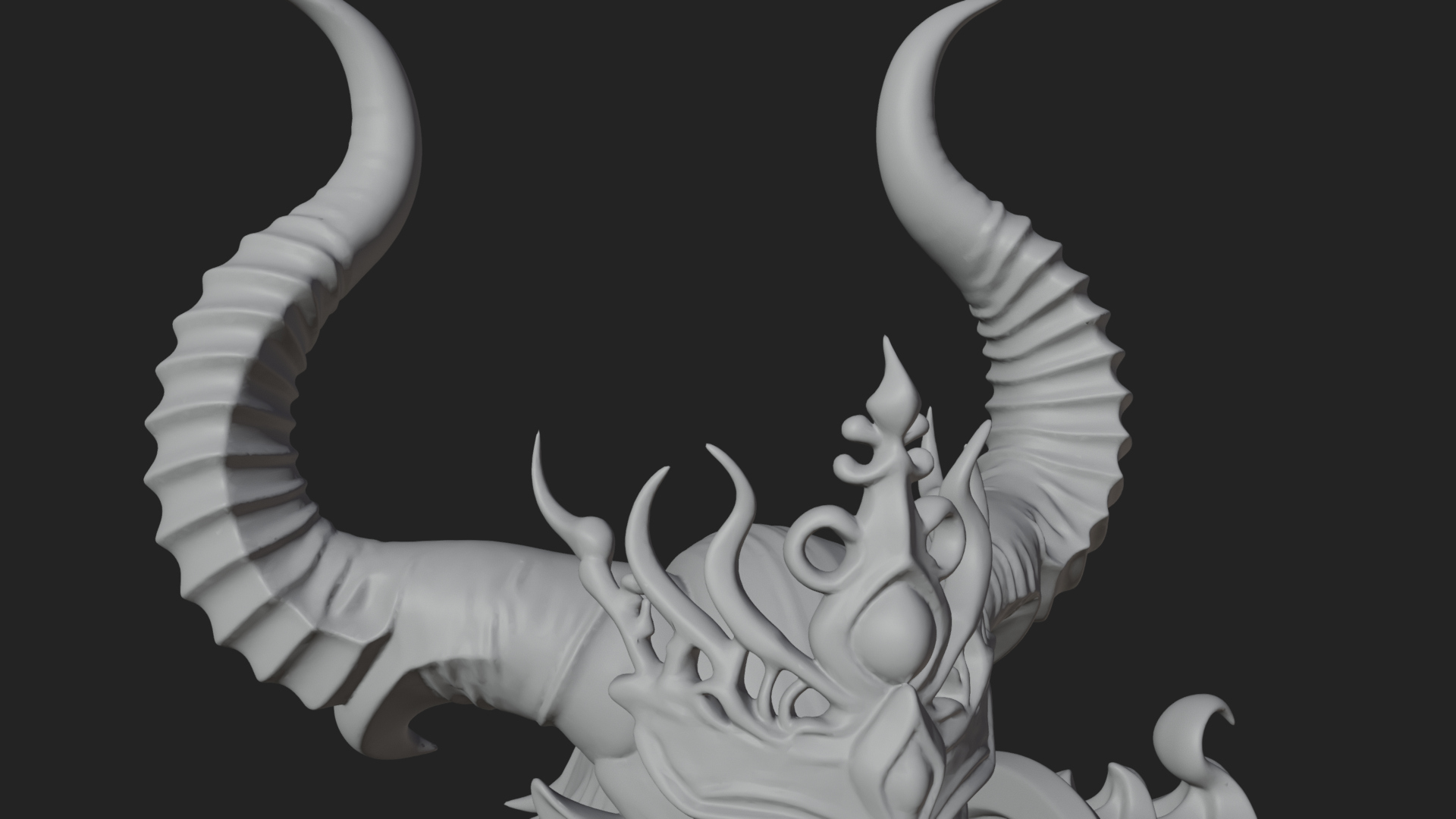 Beastman with Goat Head Statue Design 7 3D Print Model 3D Model