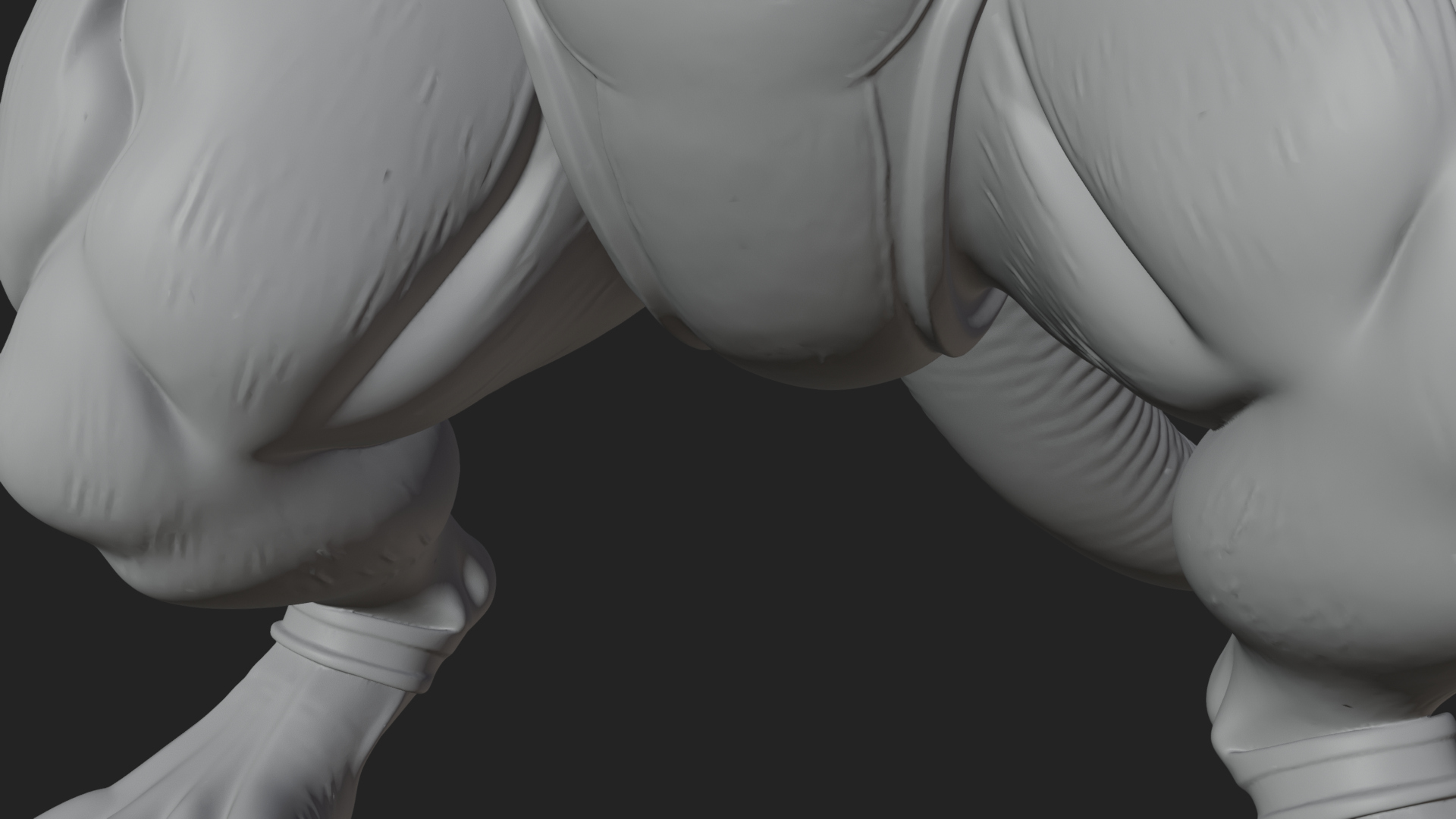 Beastman with Rat Head Statue Design 1 3D Print Model 3D Model