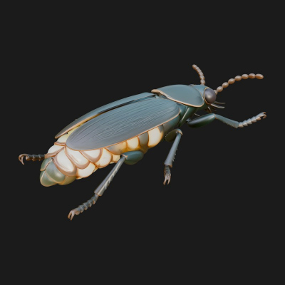 Beetle Statue Design 14 3D Print Model