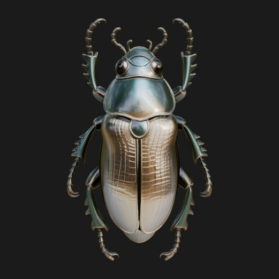 Beetle Statue Design 36 3D Print Model