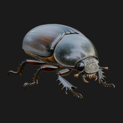 Beetle Statue Design 9 3D Print Model