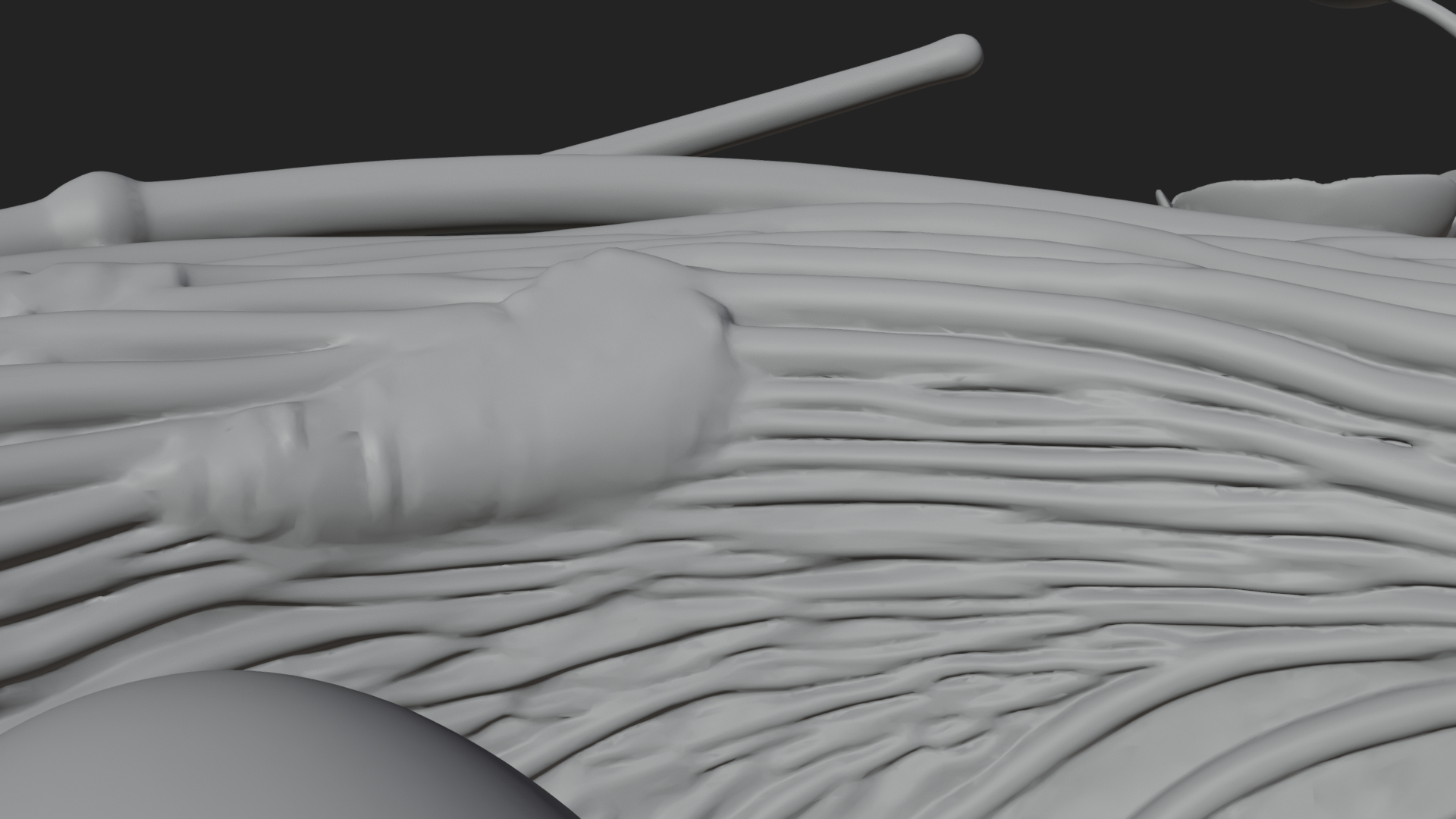 Bird Nest with Eggs Statue Design 2 3D Print Model 3D Model