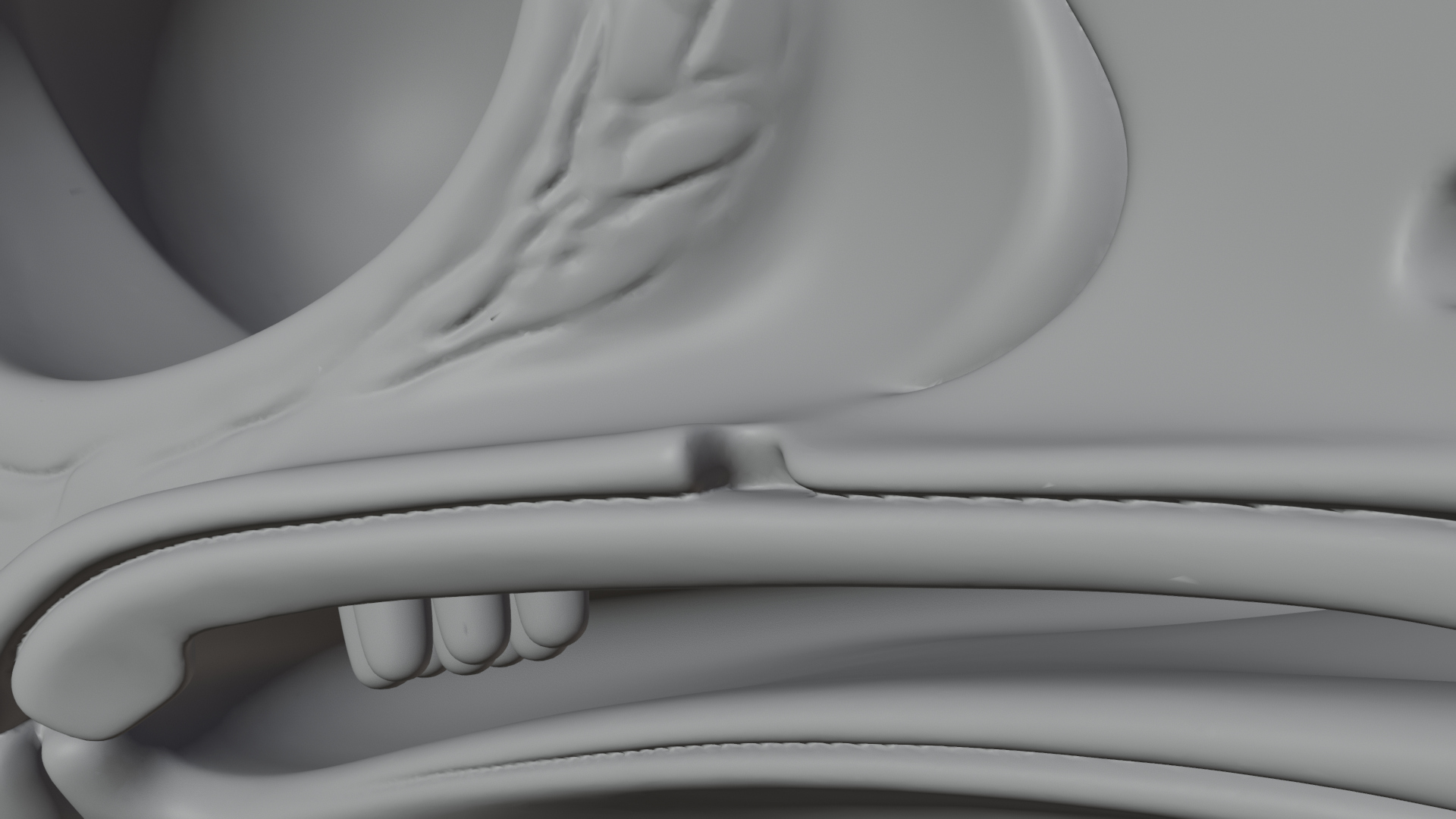 Bird Skull Statue Design 1 3D Print Model 3D Model
