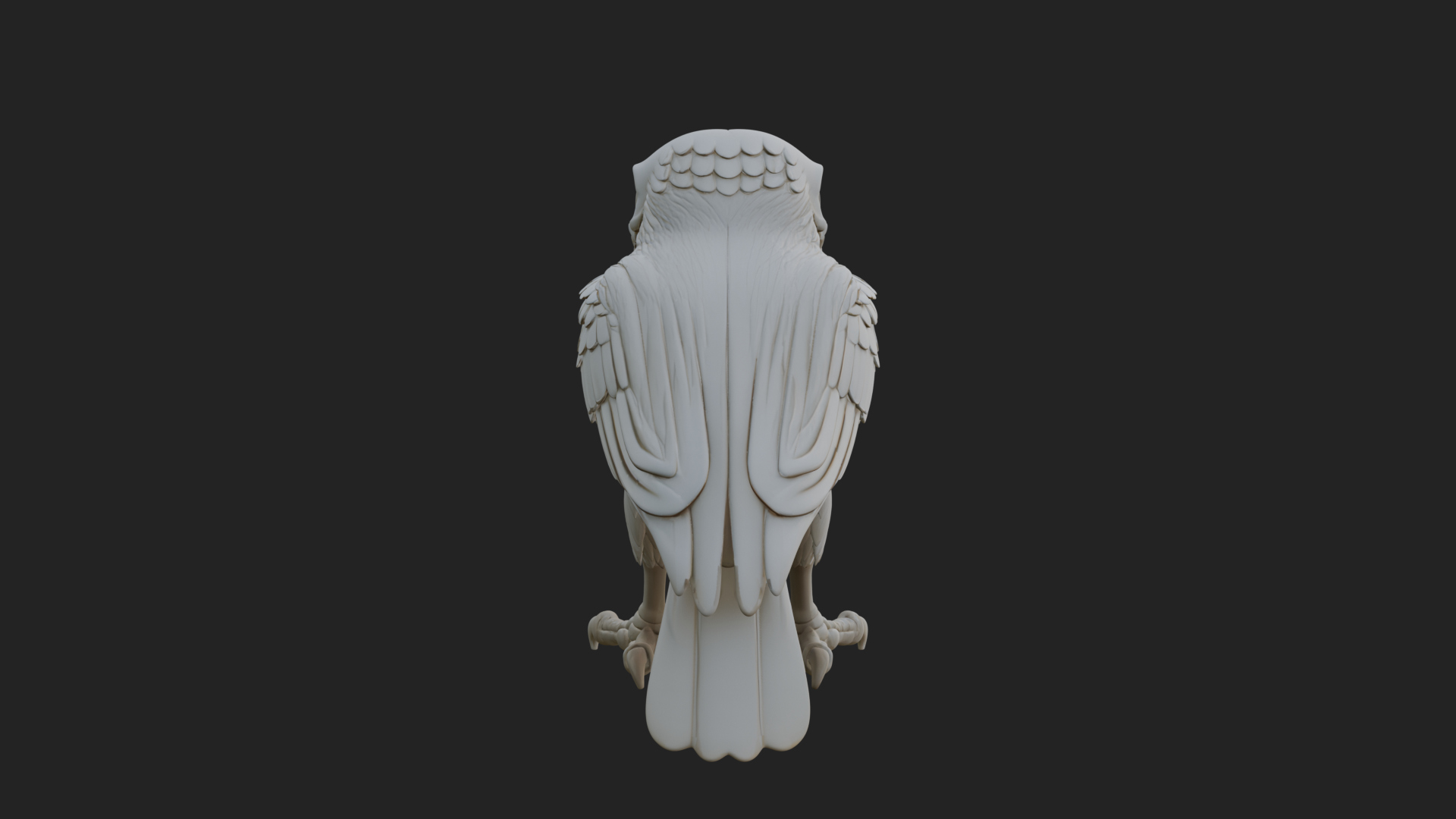 Bird Skull Statue Design 3 3D Print Model 3D Model