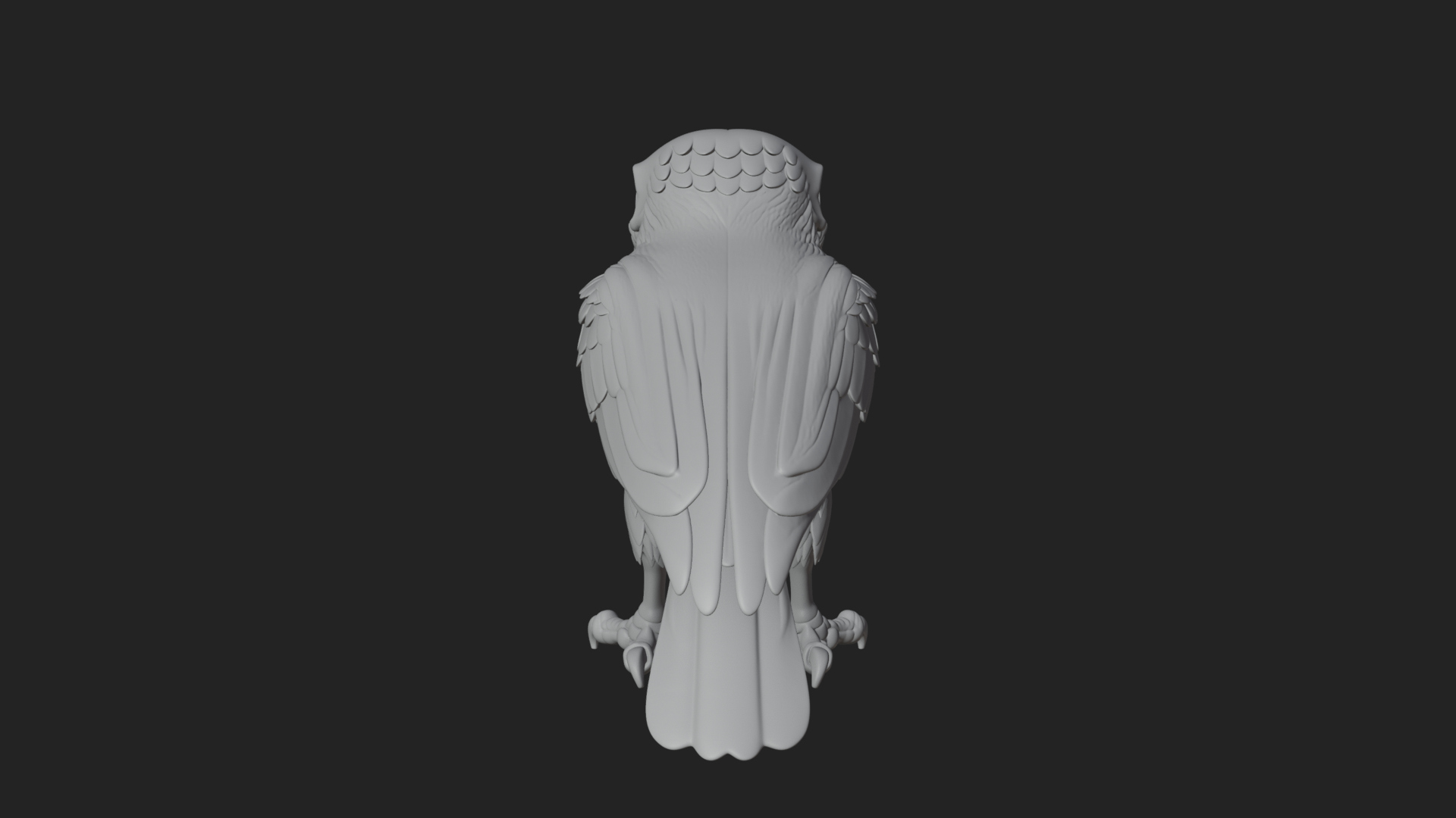 Bird Skull Statue Design 3 3D Print Model 3D Model
