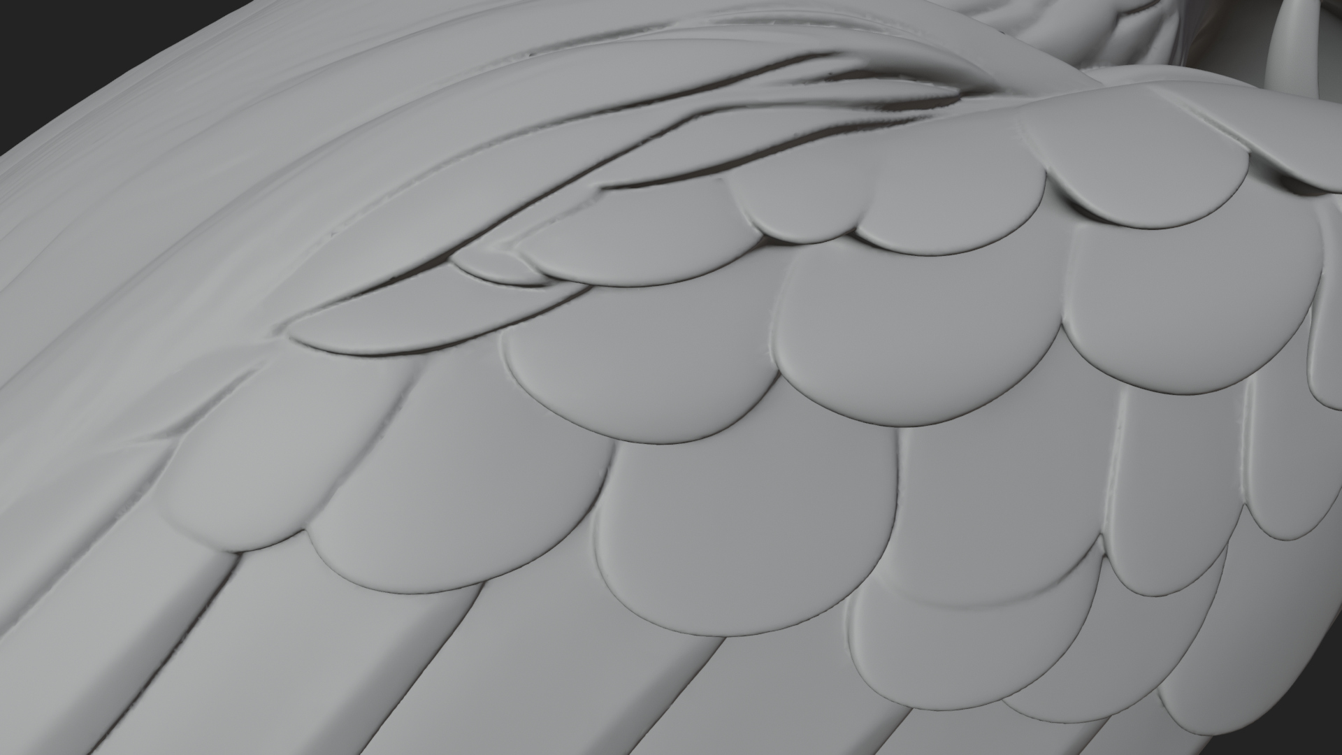 Bird Skull Statue Design 3 3D Print Model 3D Model