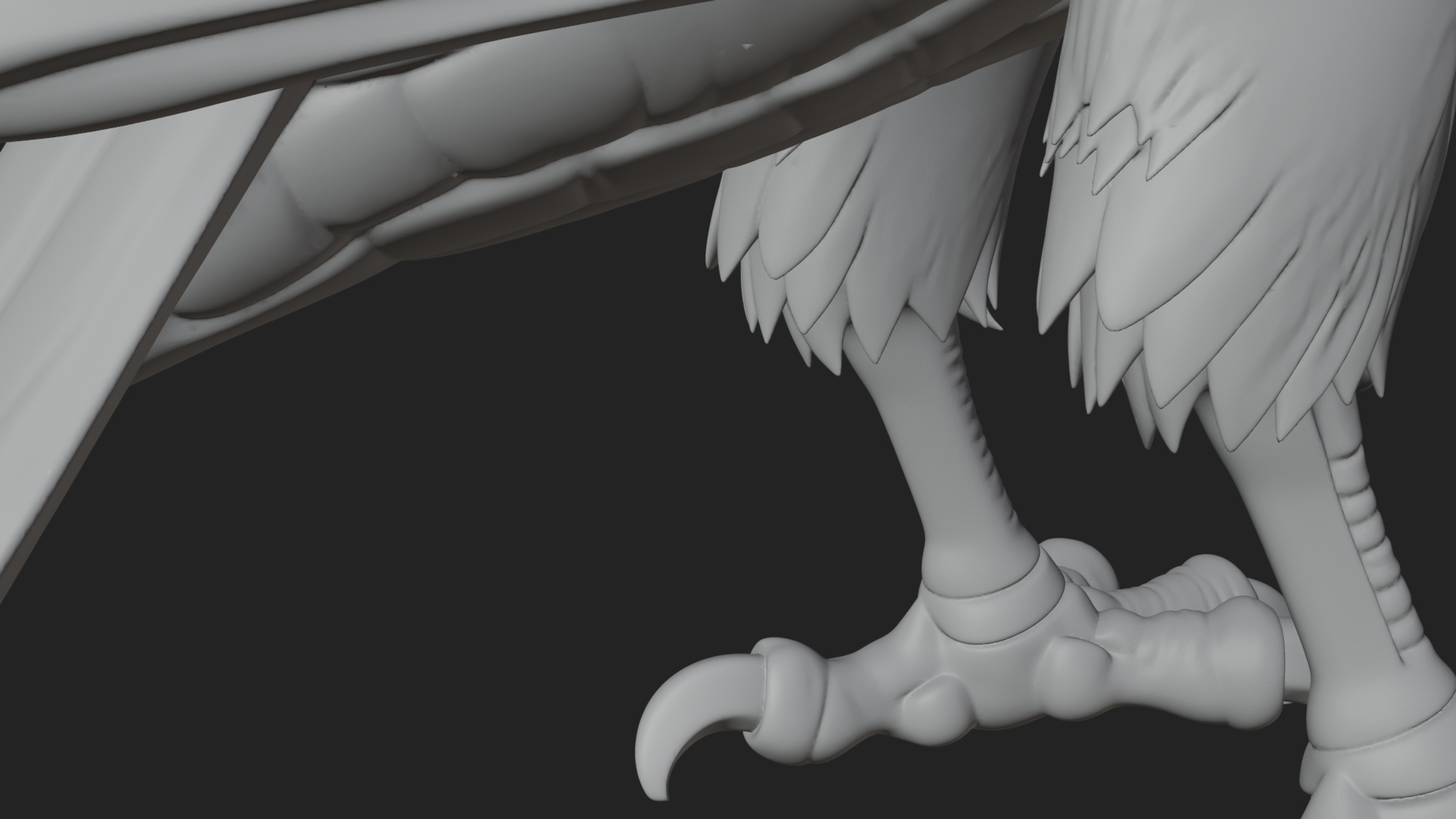 Bird Skull Statue Design 3 3D Print Model 3D Model