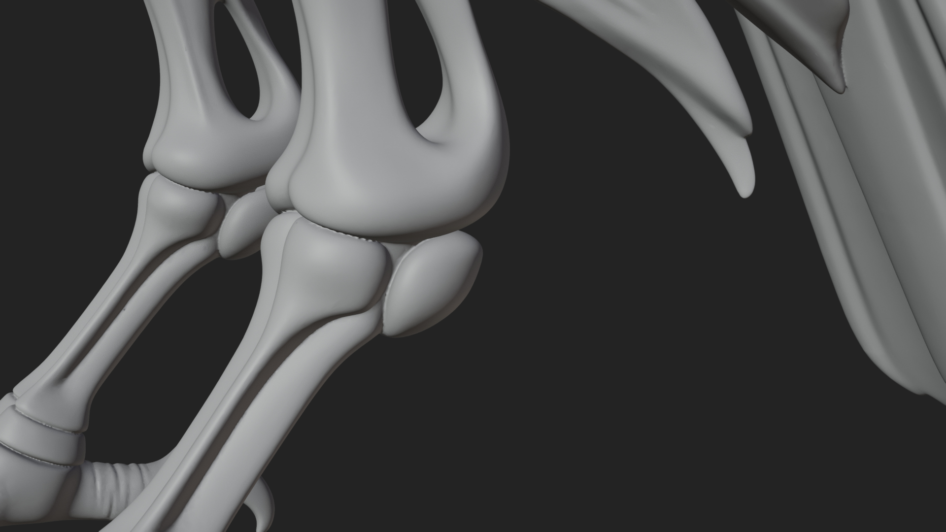 Bird Skull Statue Design 4 3D Print Model 3D Model