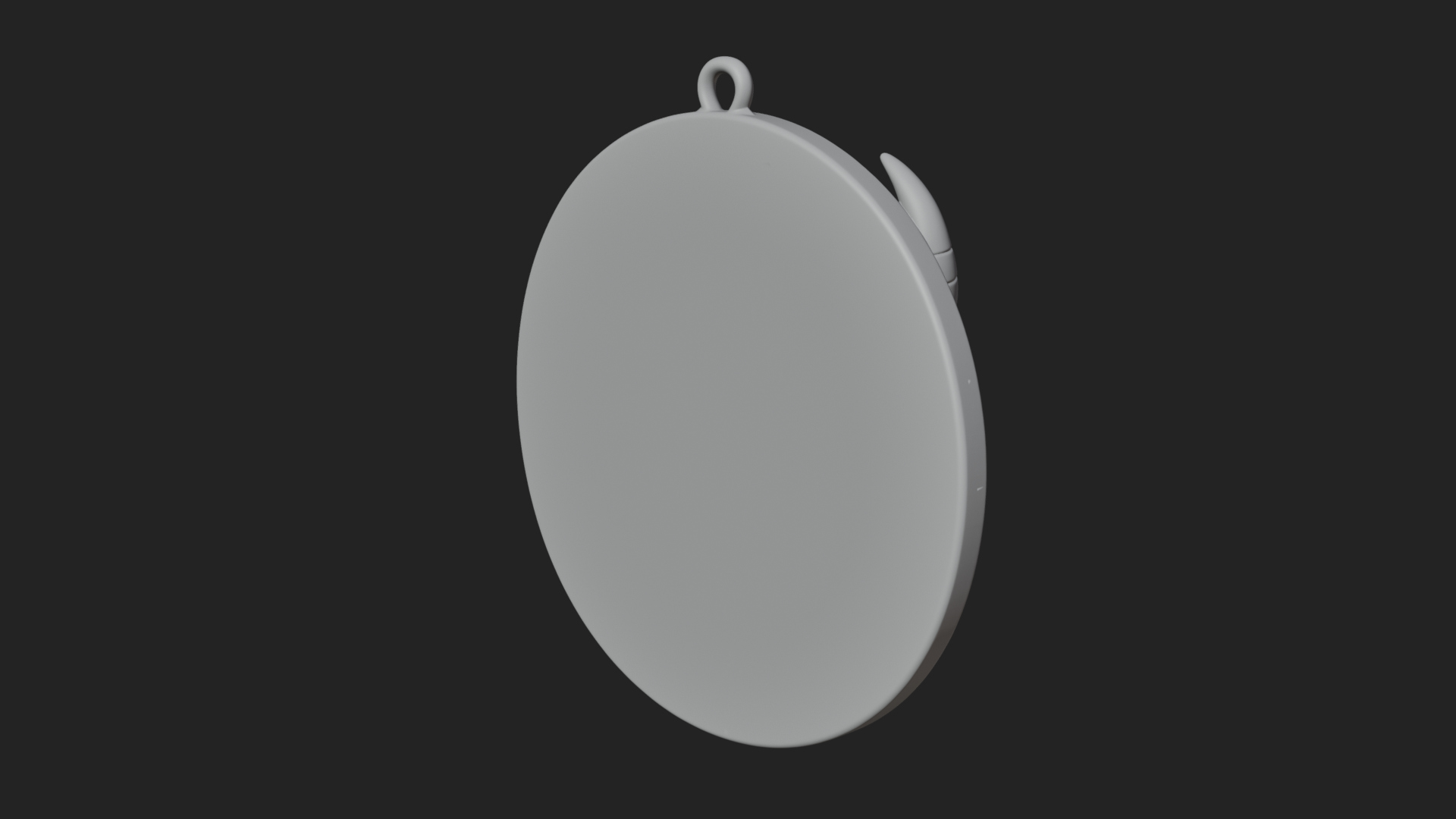 Bison Head Oval Relief Plaque Design 2 3D Print Model 3D Model