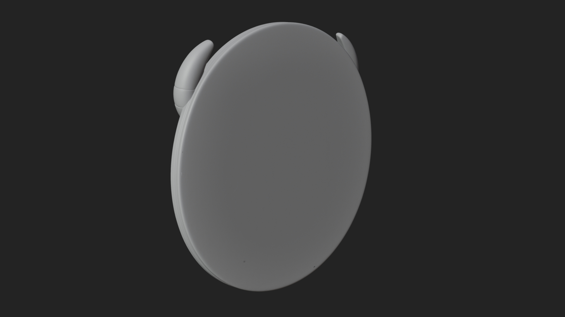 Bison Head Oval Relief Plaque Design 4 3D Print Model 3D Model