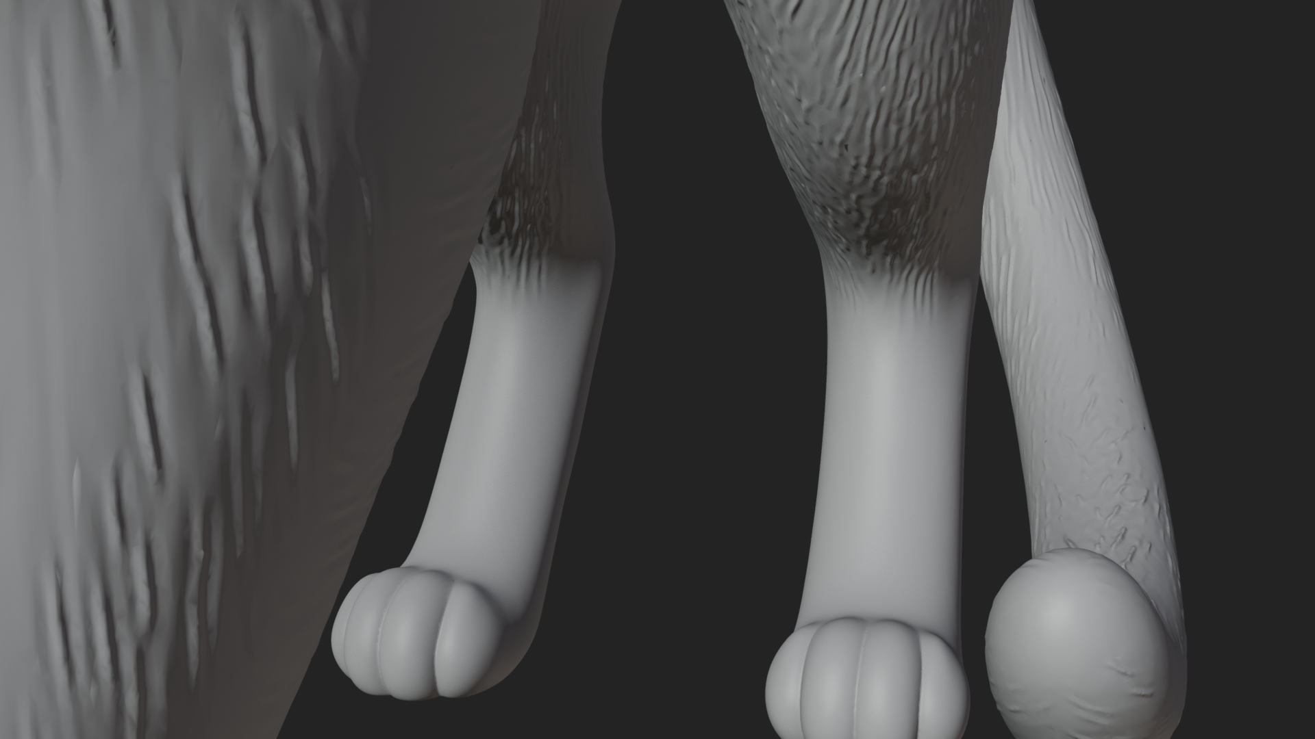 Black Cat Statue Design 1 3D Print Model 3D Model