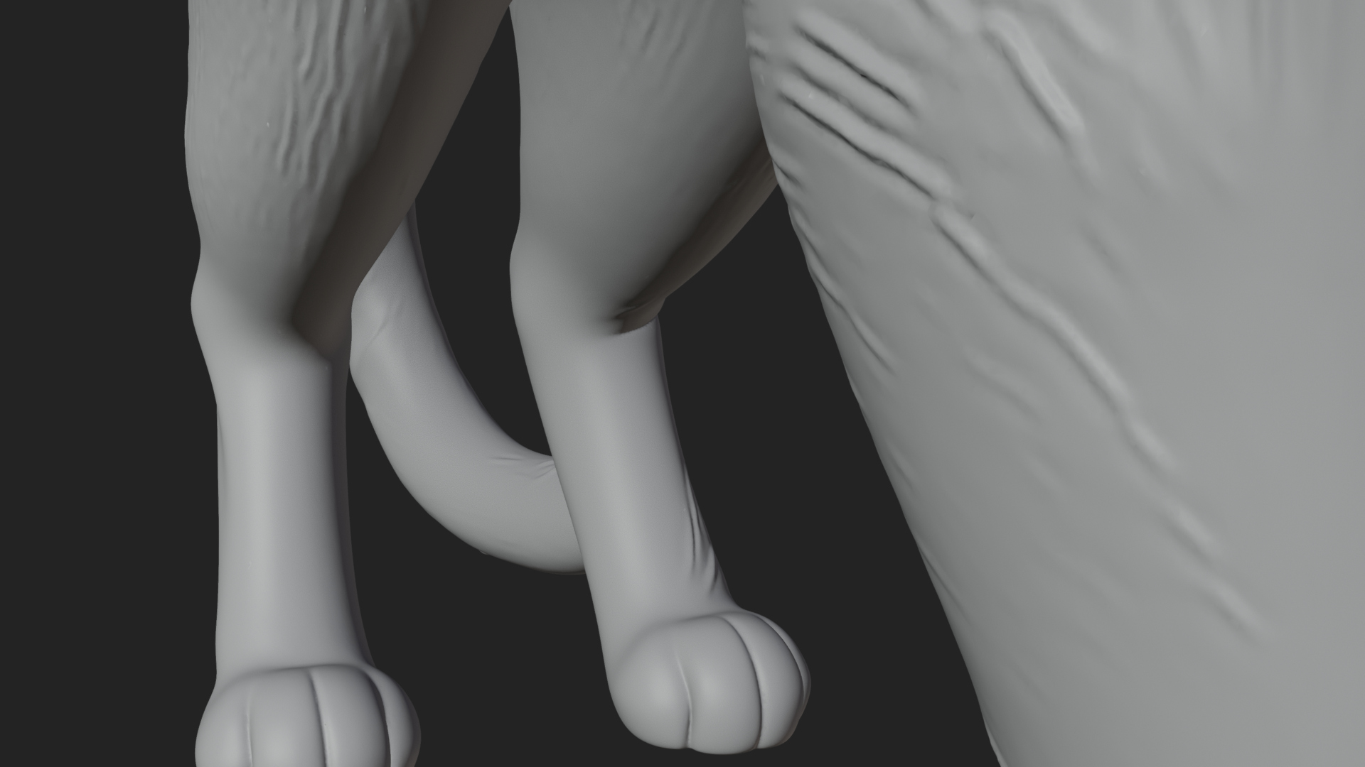 Black Cat Statue Design 2 3D Print Model 3D Model