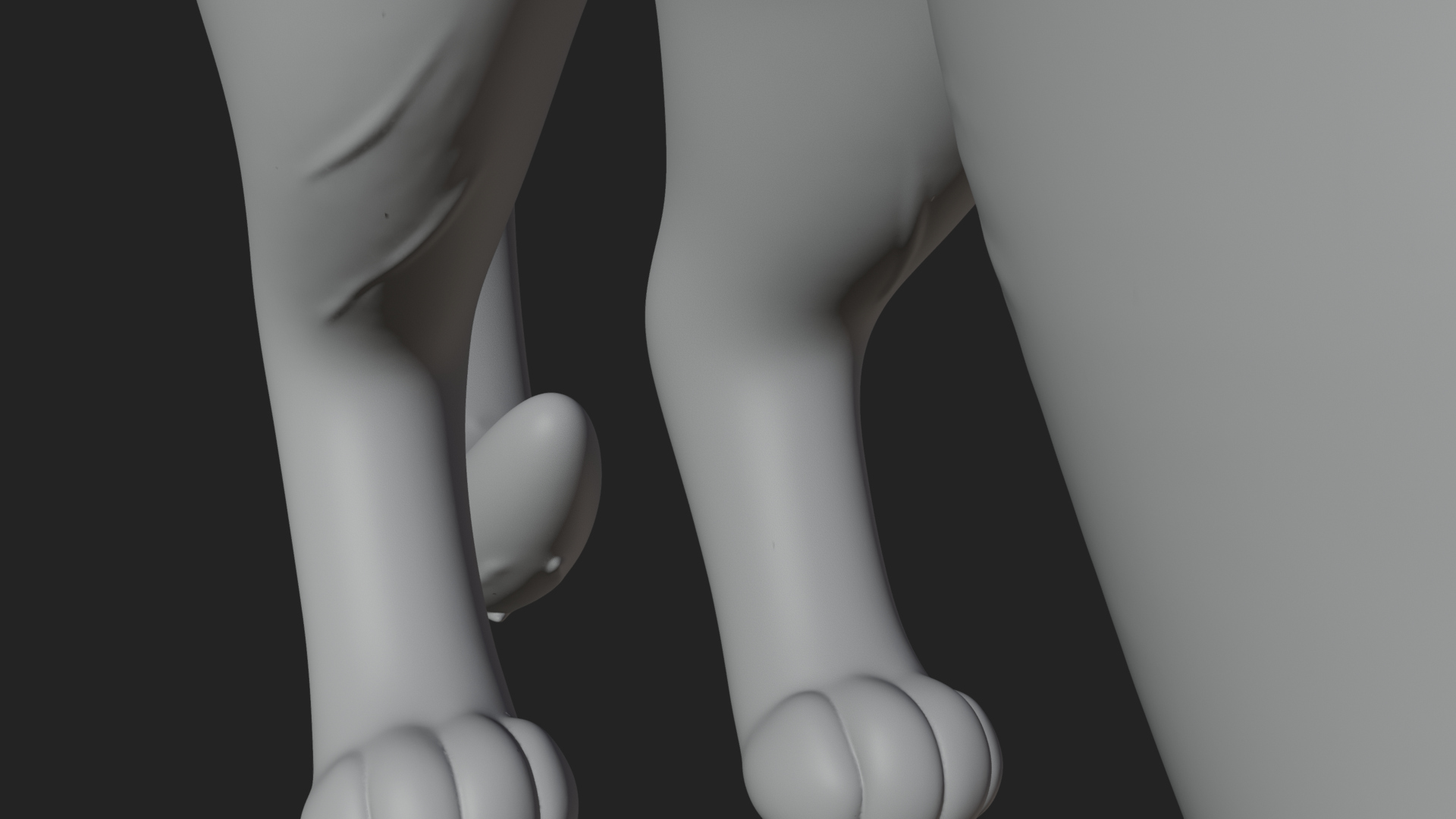 Black Cat Statue Design 4 3D Print Model 3D Model