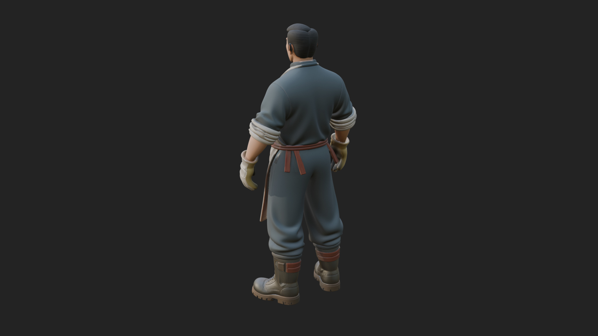 Blacksmith Man Statue Design 13 3D Print Model 3D Model