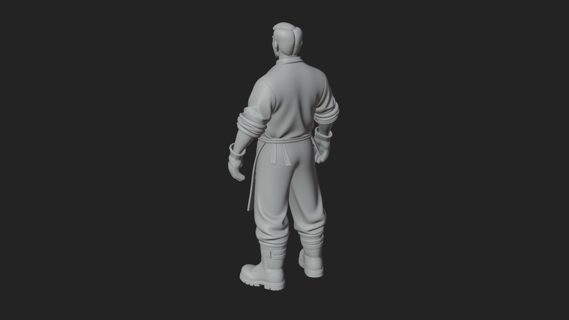 Blacksmith Man Statue Design 13 3D Print Model 3D Model
