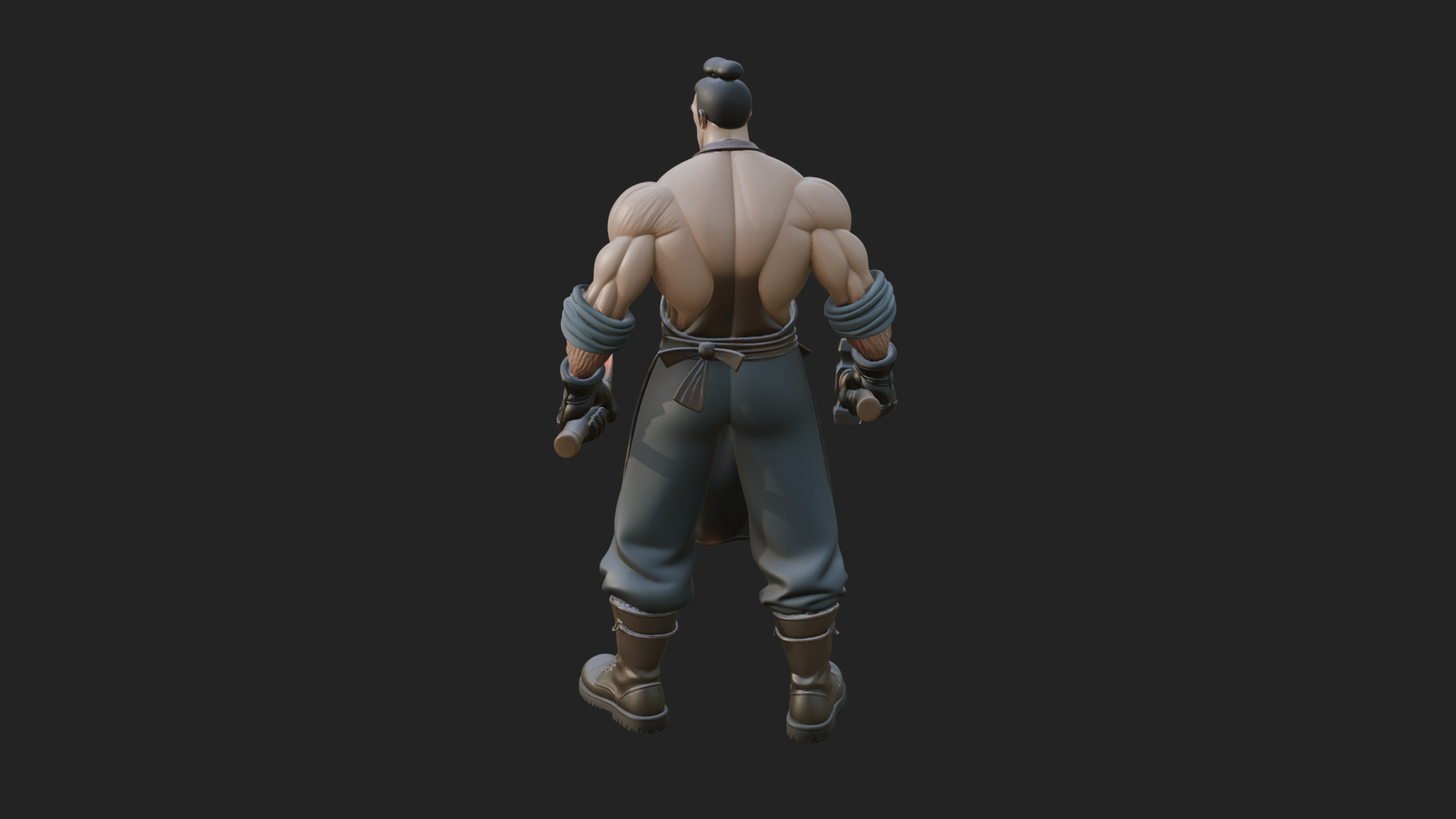 Blacksmith Man Statue Design 14 3D Print Model 3D Model
