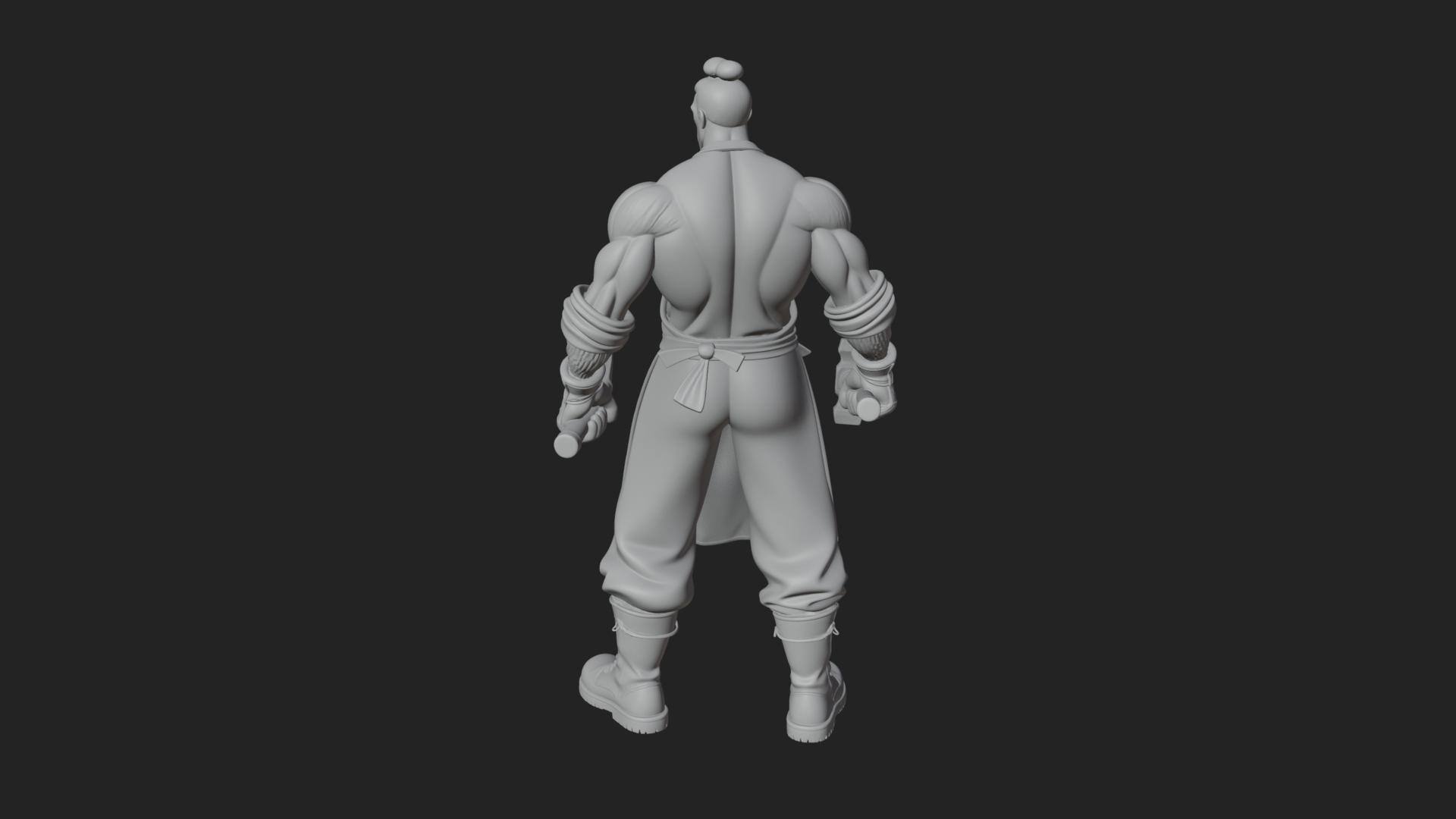 Blacksmith Man Statue Design 14 3D Print Model 3D Model