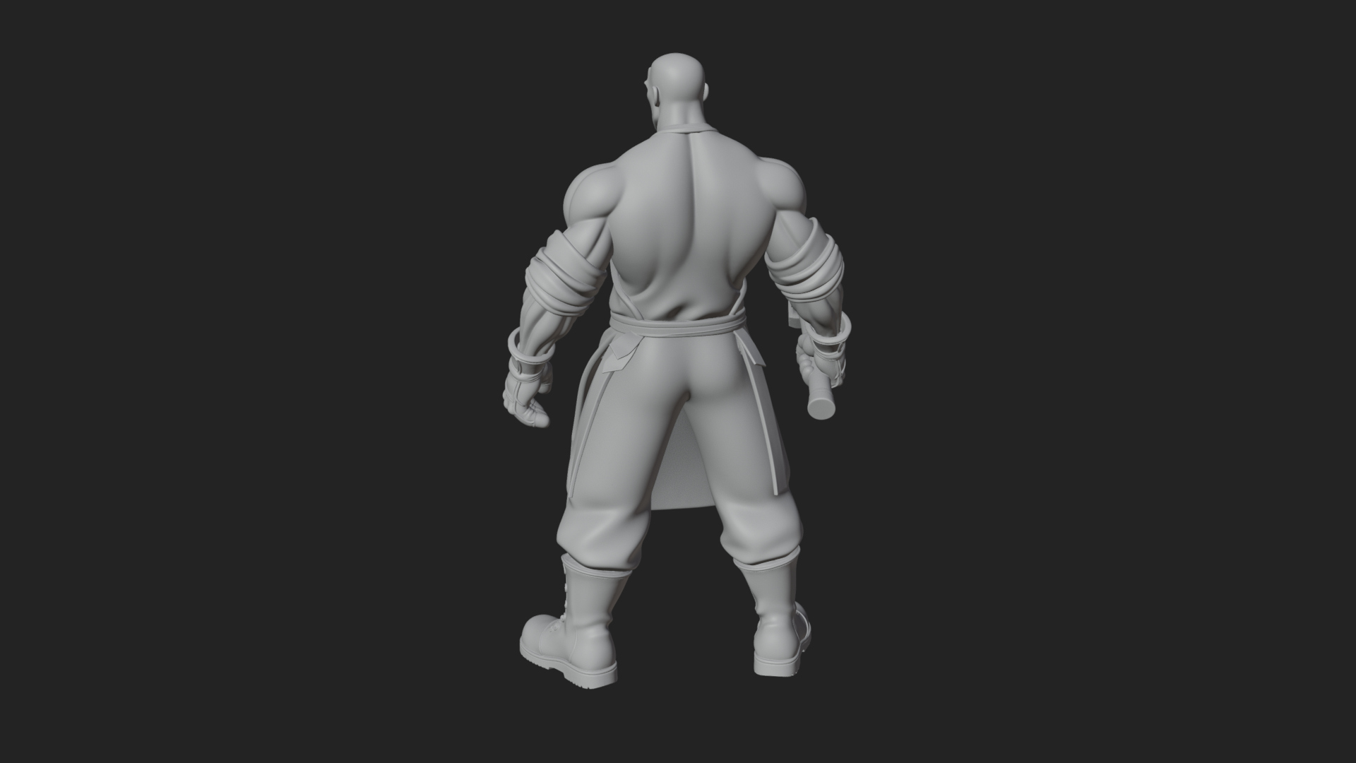 Blacksmith Man Statue Design 15 3D Print Model 3D Model