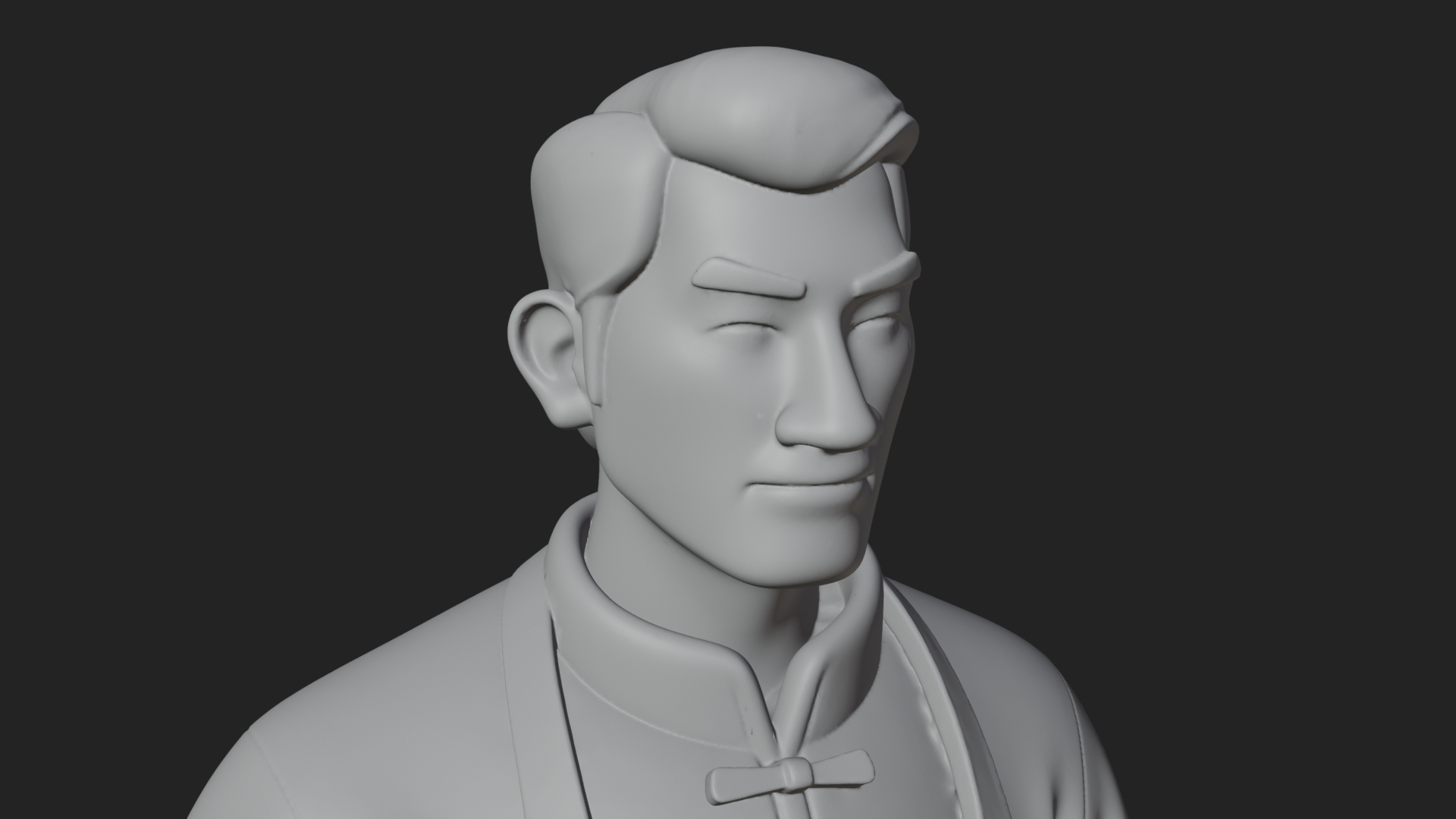 Blacksmith Man Statue Design 16 3D Print Model 3D Model
