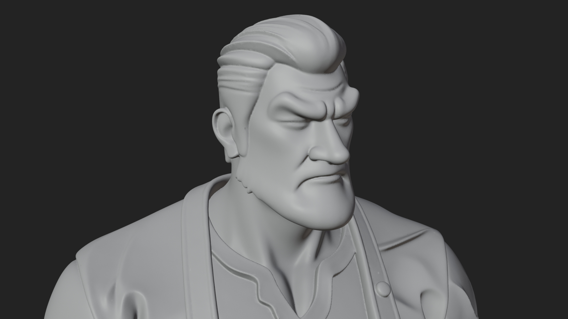 Blacksmith Man Statue Design 17 3D Print Model 3D Model