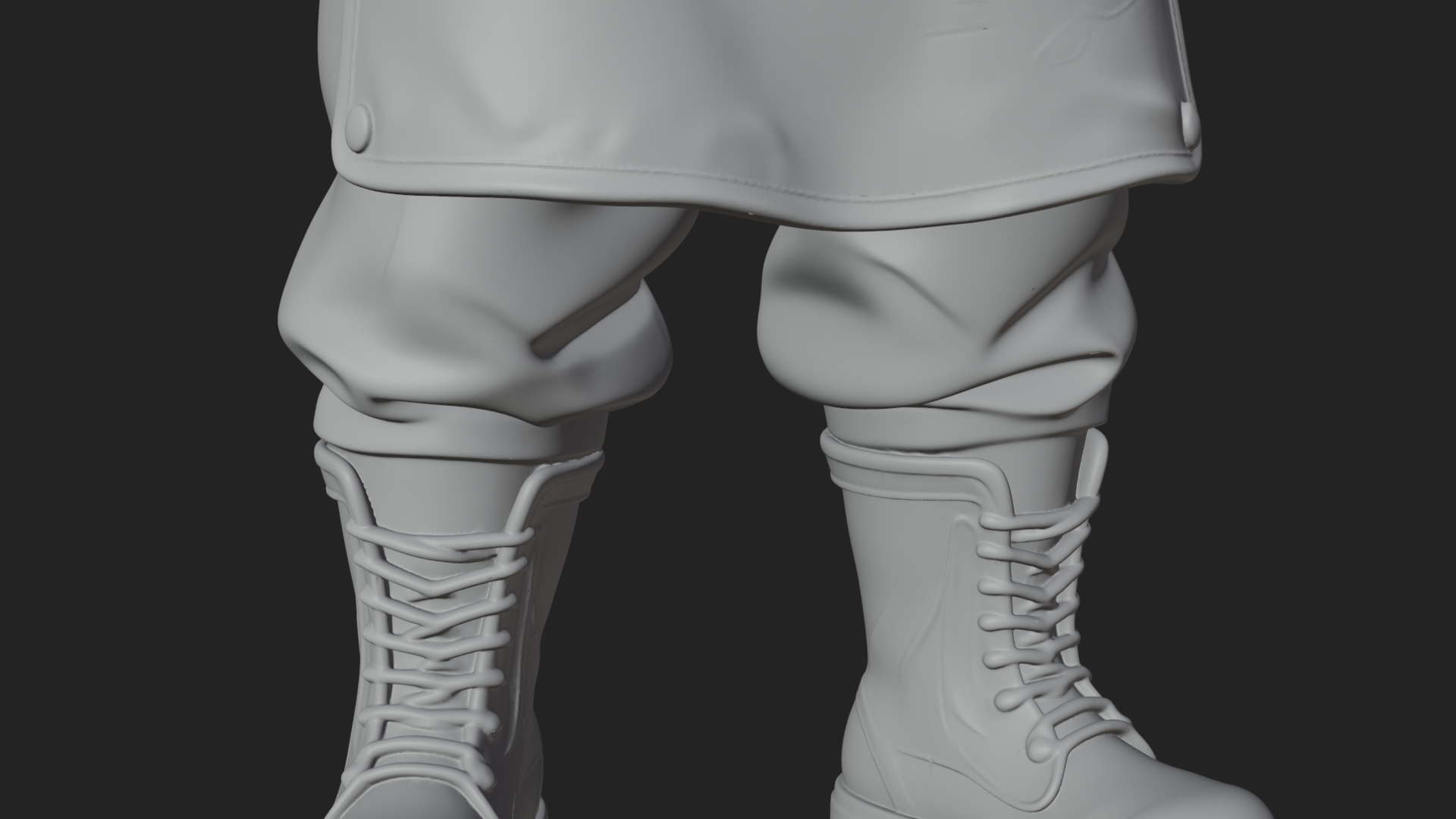 Blacksmith Man Statue Design 17 3D Print Model 3D Model