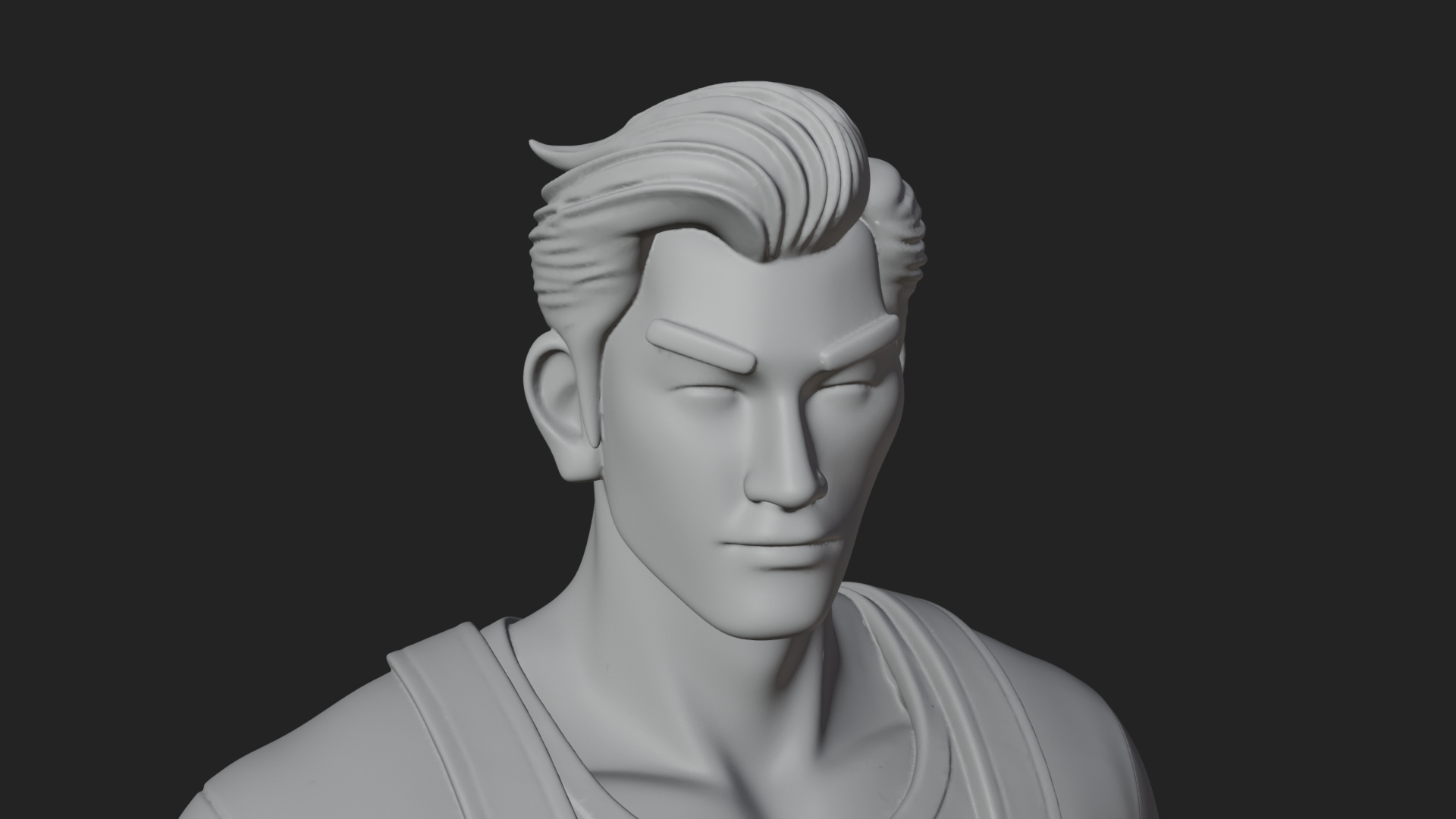 Blacksmith Man Statue Design 18 3D Print Model 3D Model