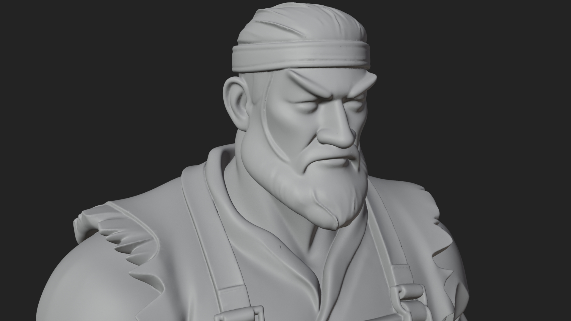Blacksmith Man Statue Design 19 3D Print Model 3D Model
