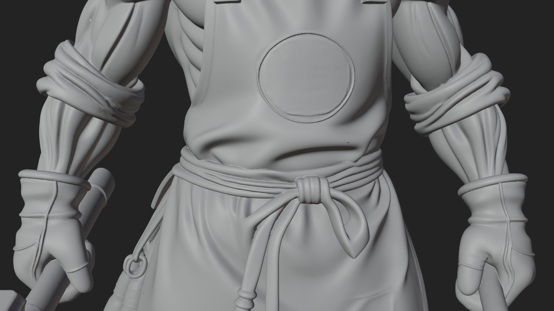 Blacksmith Man Statue Design 20 3D Print Model 3D Model