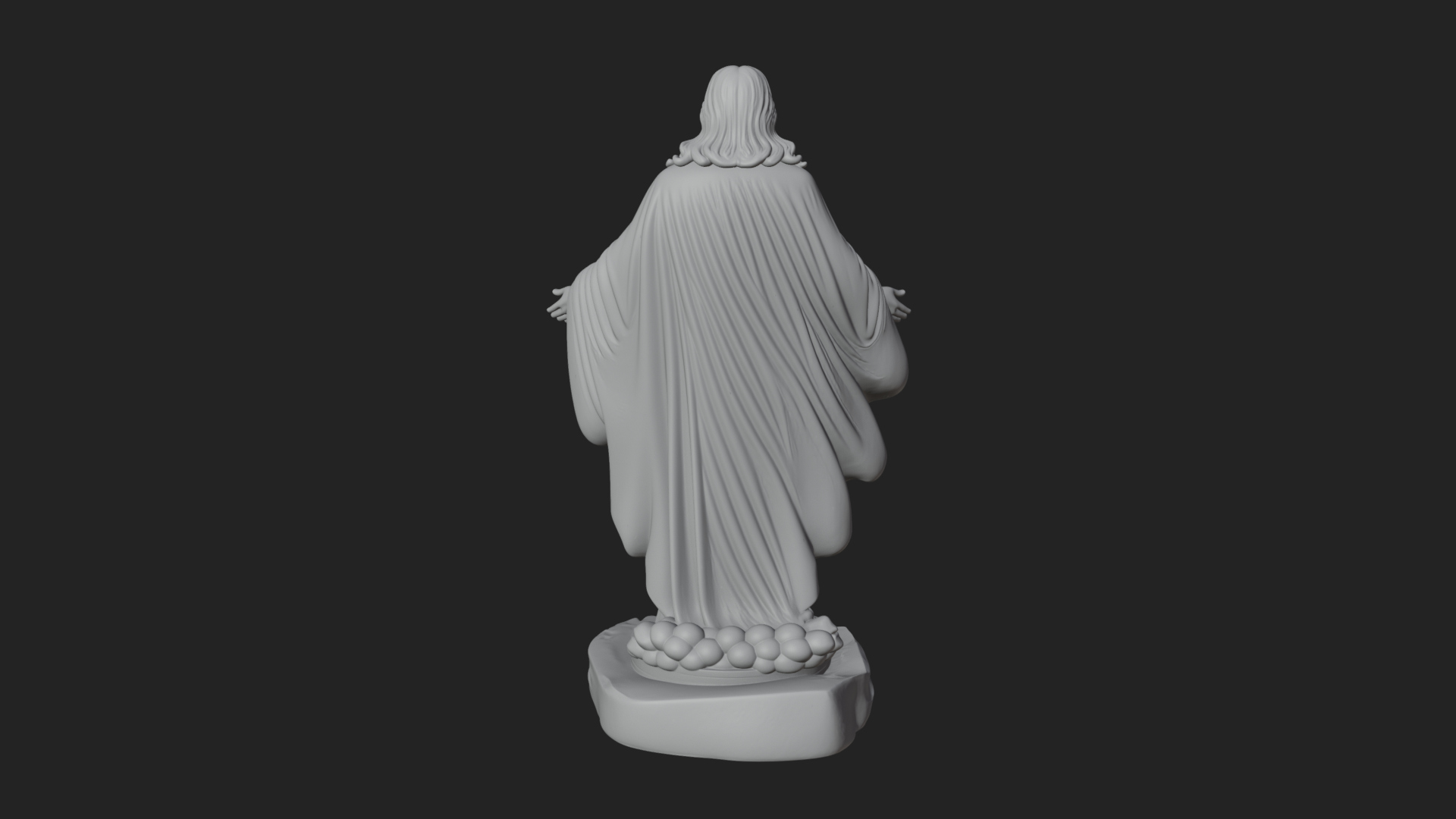 Blessing Christ Statue Design 10 3D Print Model 3D Model